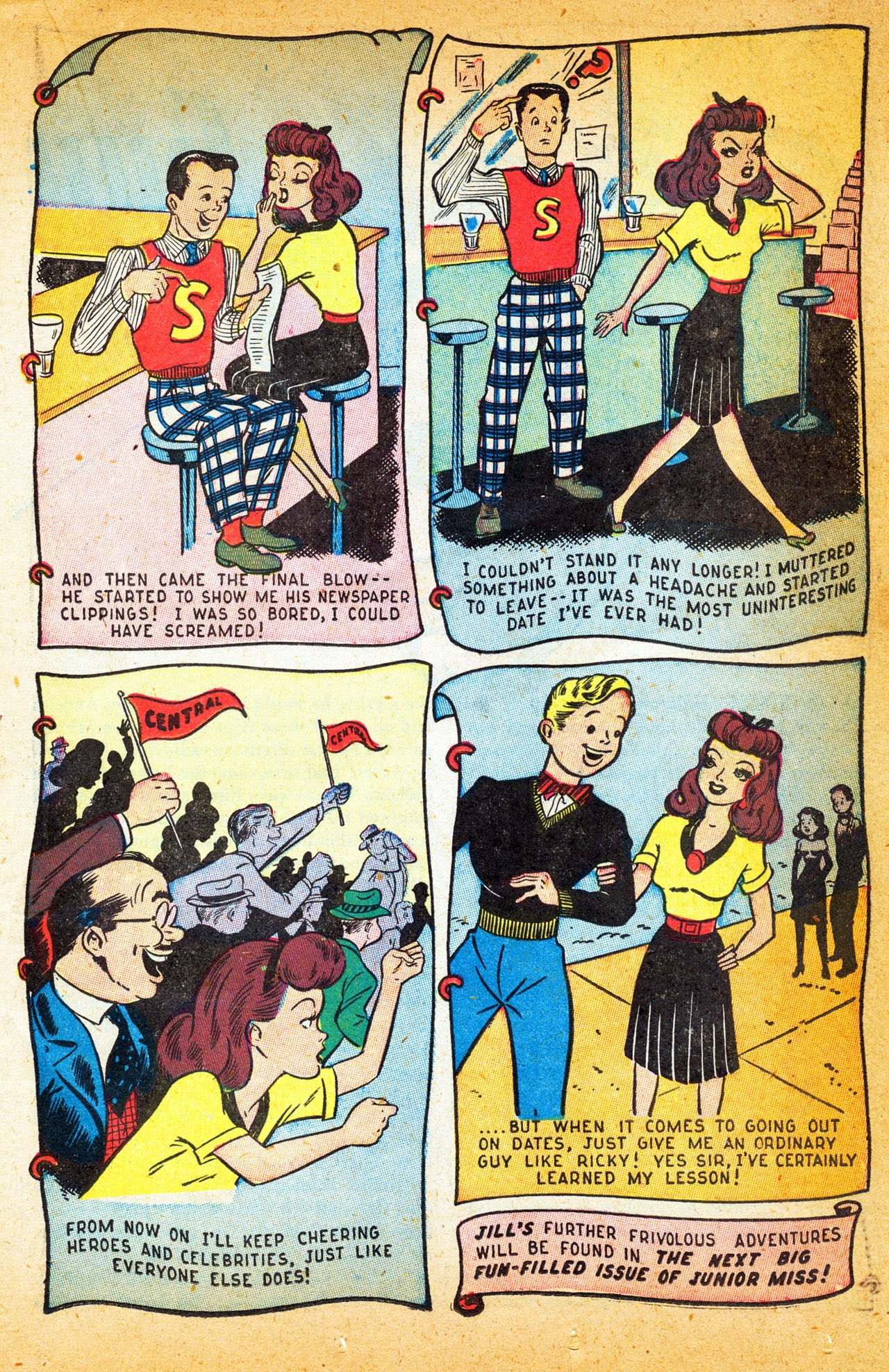 Read online Junior Miss (1947) comic -  Issue #25 - 28