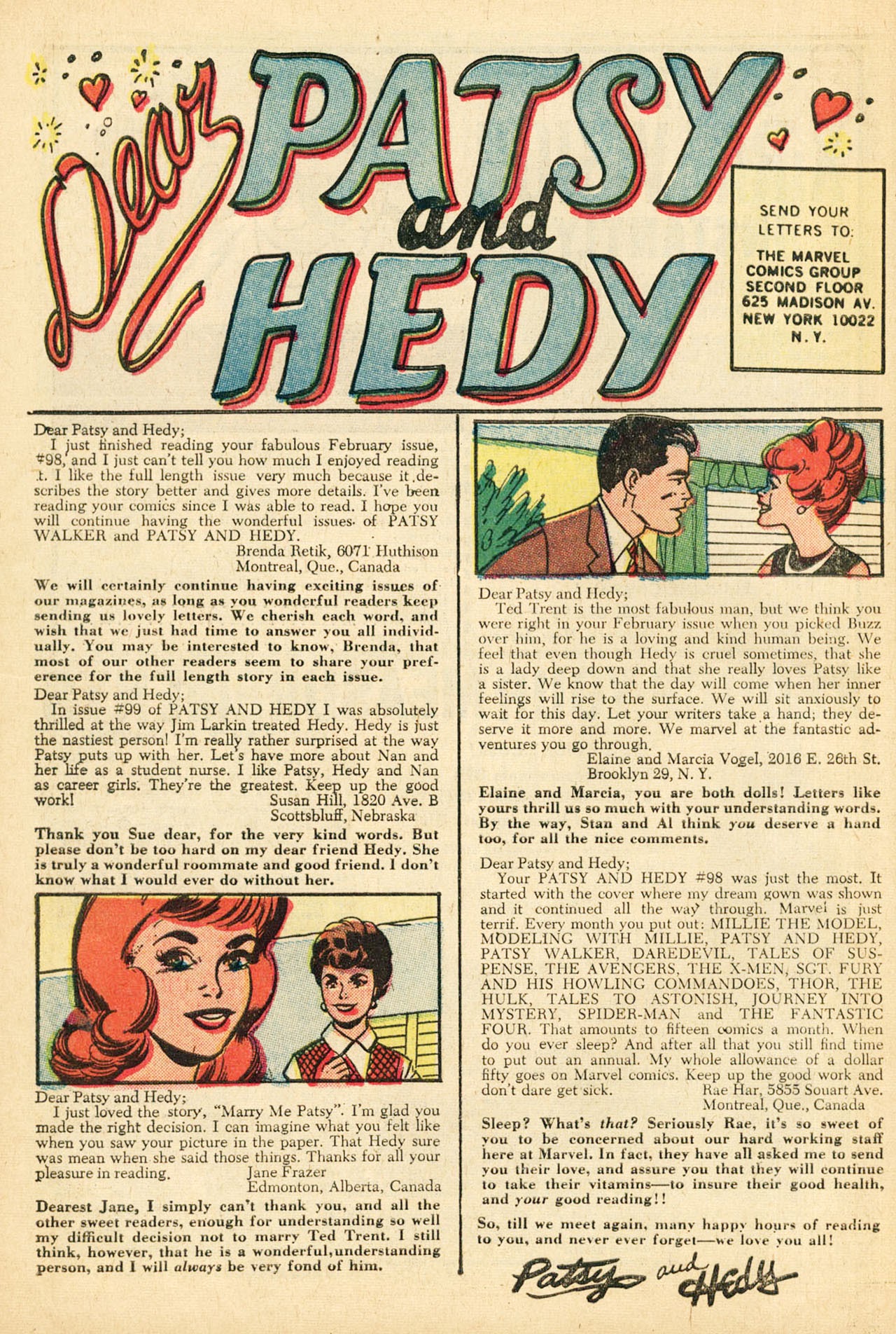 Read online Patsy and Hedy comic -  Issue #101 - 30