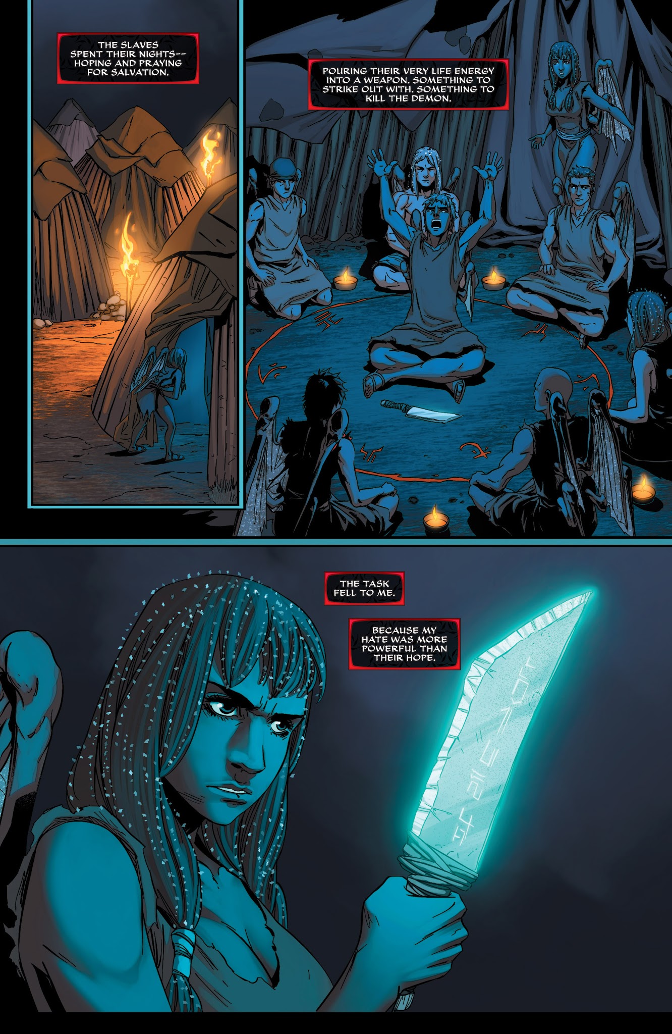 Read online Michael Turner's Eternal Soulfire comic -  Issue #3 - 10