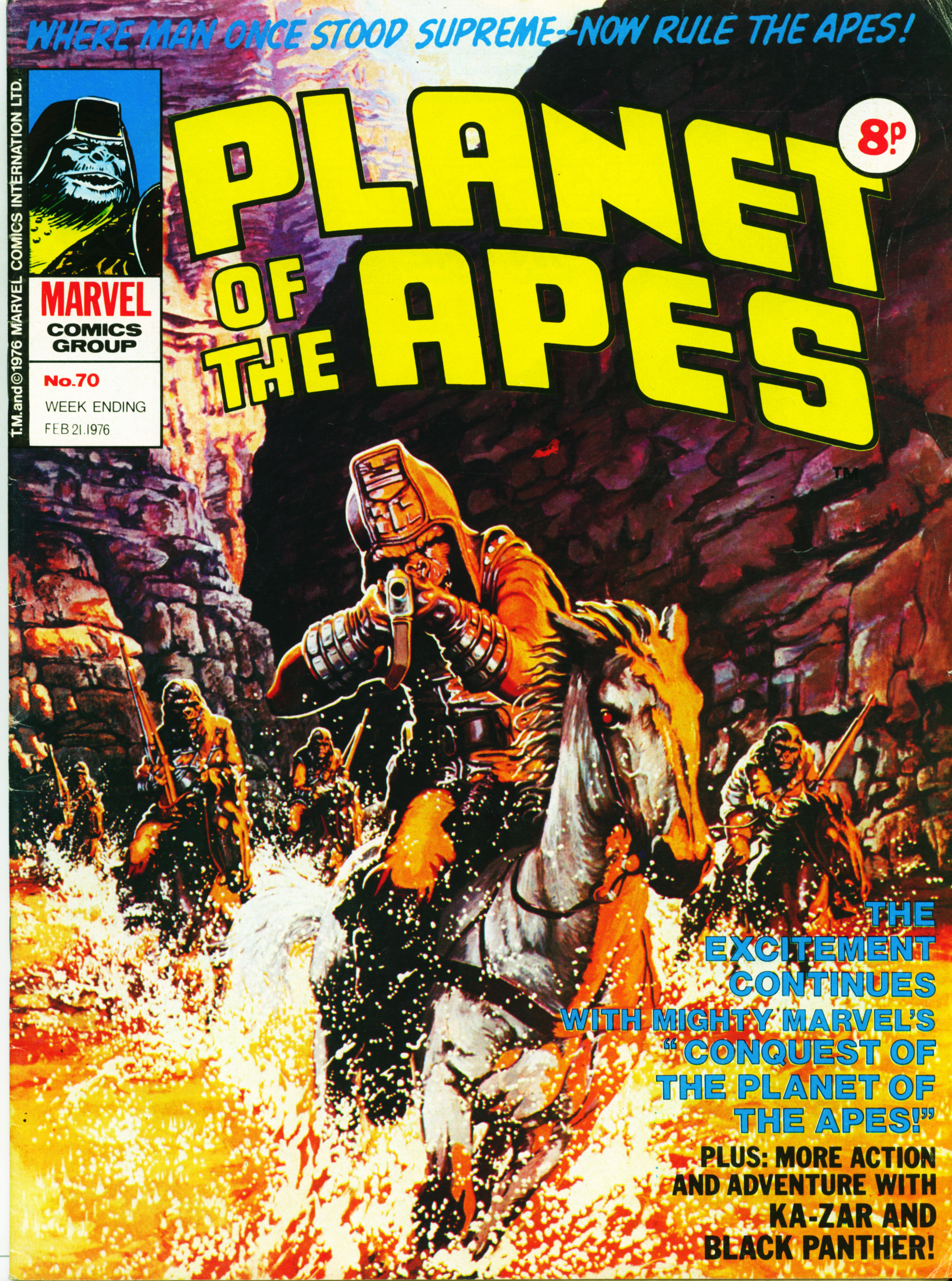 Read online Planet of the Apes (1974) comic -  Issue #70 - 1