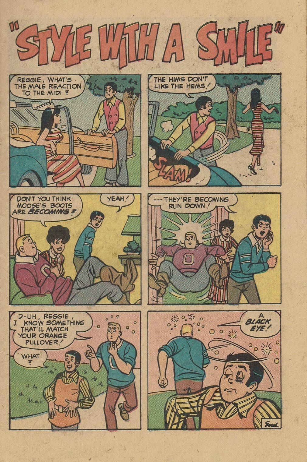 Read online Reggie's Wise Guy Jokes comic -  Issue #19 - 19