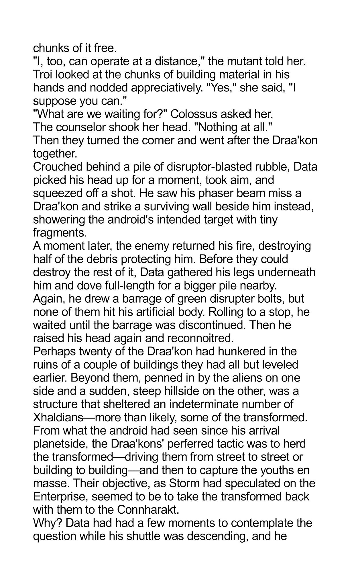 Read online Star Trek: The Next Generation/X-Men: Planet X comic -  Issue # TPB (Part 2) - 92