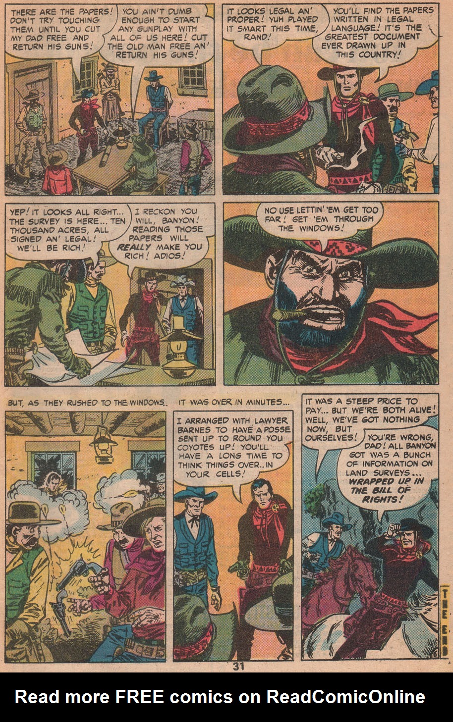 Read online Ringo Kid (1970) comic -  Issue #27 - 33
