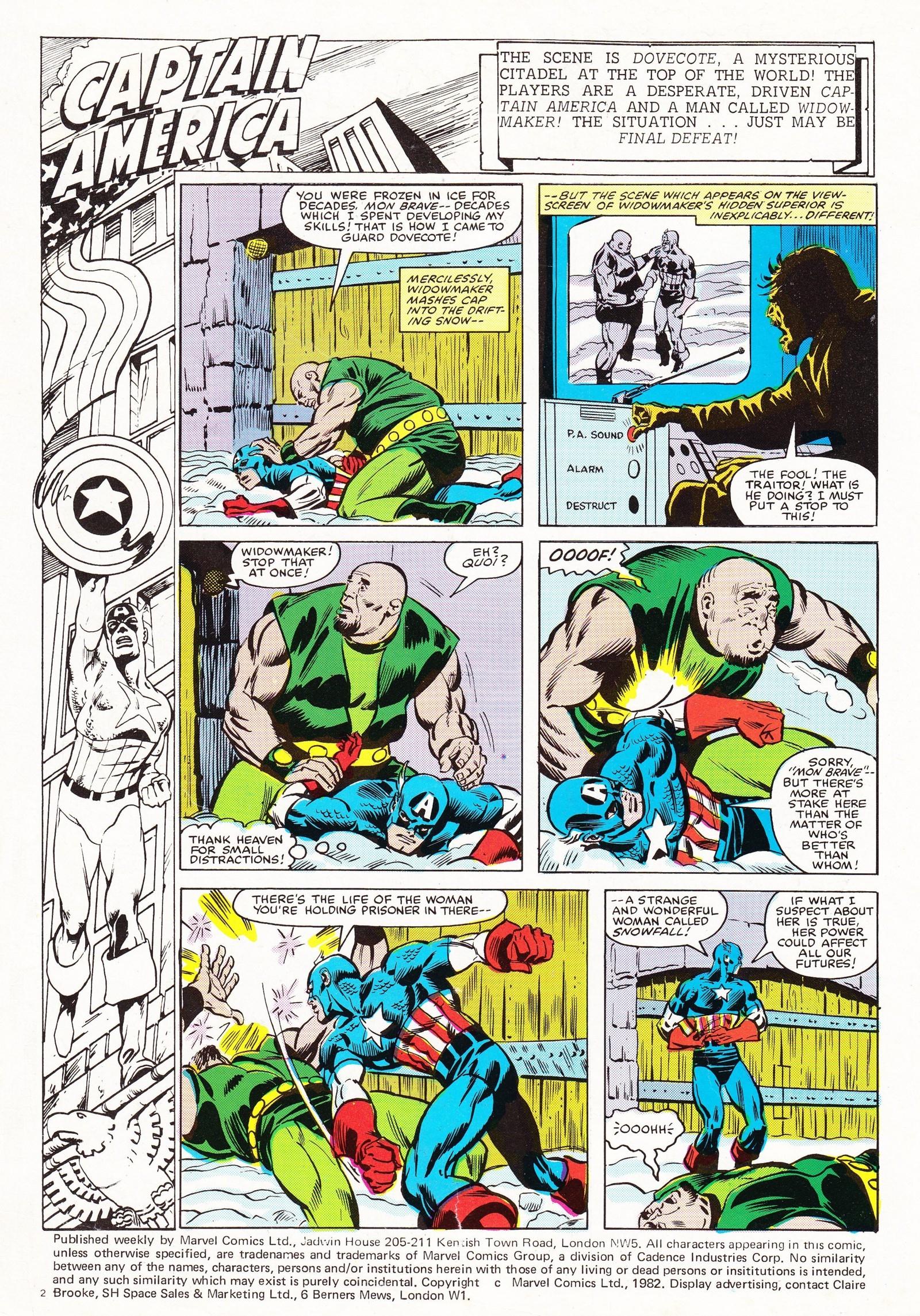 Read online Captain America (1981) comic -  Issue #46 - 2