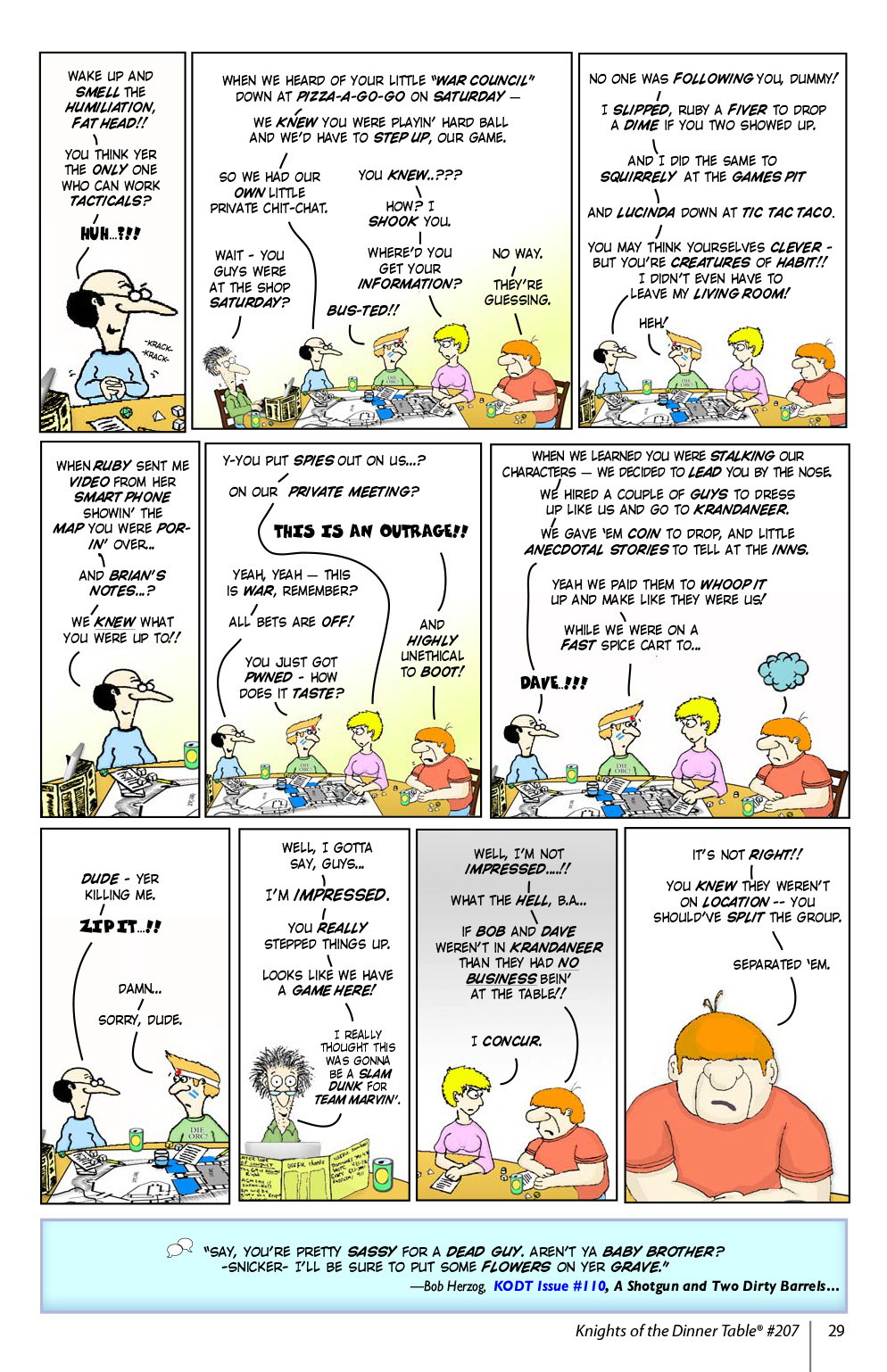 Read online Knights of the Dinner Table comic -  Issue #207 - 31