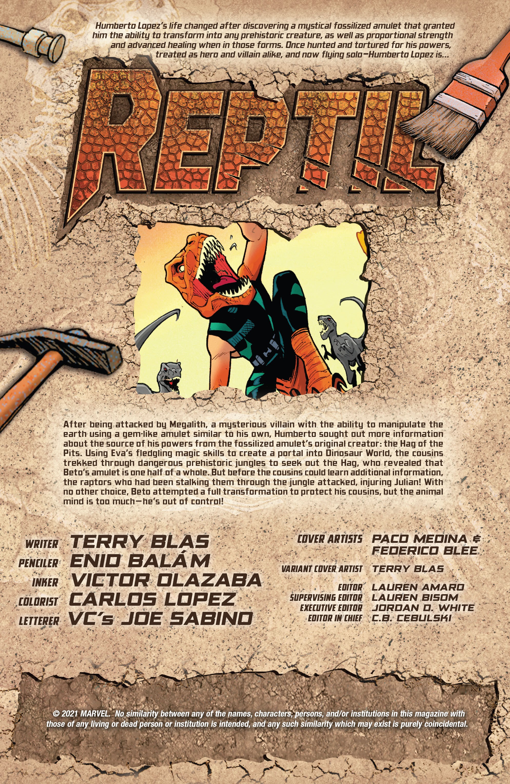 Read online Reptil comic -  Issue #3 - 2