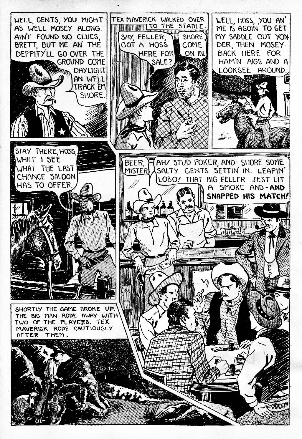 Read online Western Picture Stories comic -  Issue #1 - 54