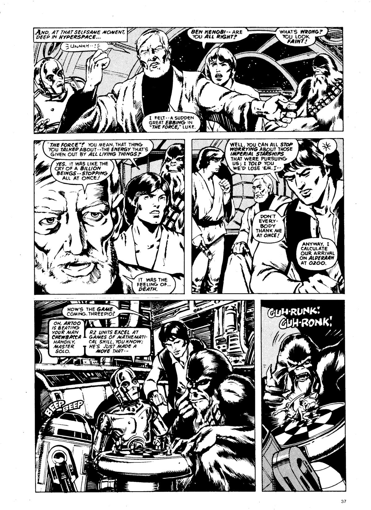 Read online Star Wars Weekly comic -  Issue #142 - 37