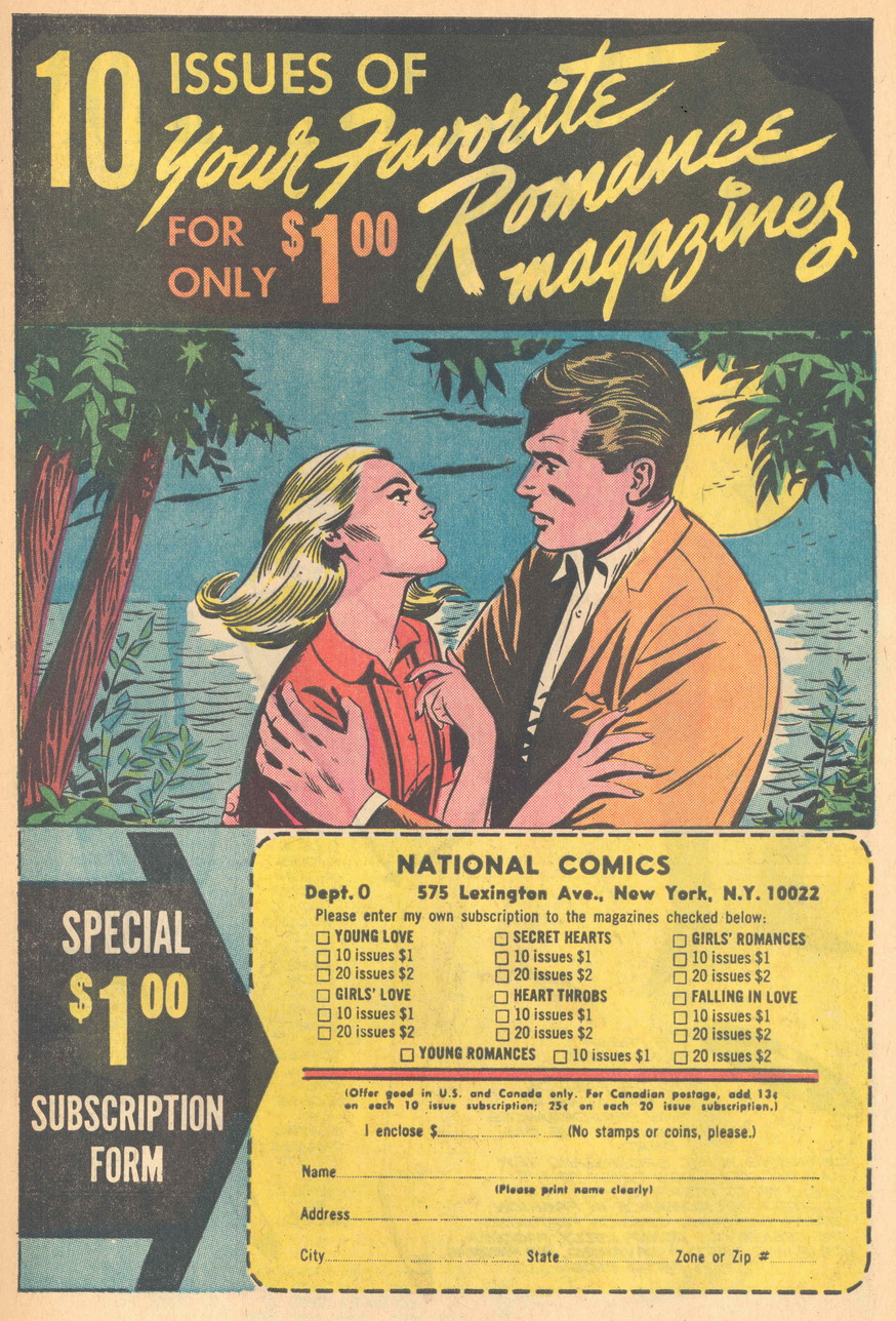 Read online Heart Throbs comic -  Issue #98 - 25