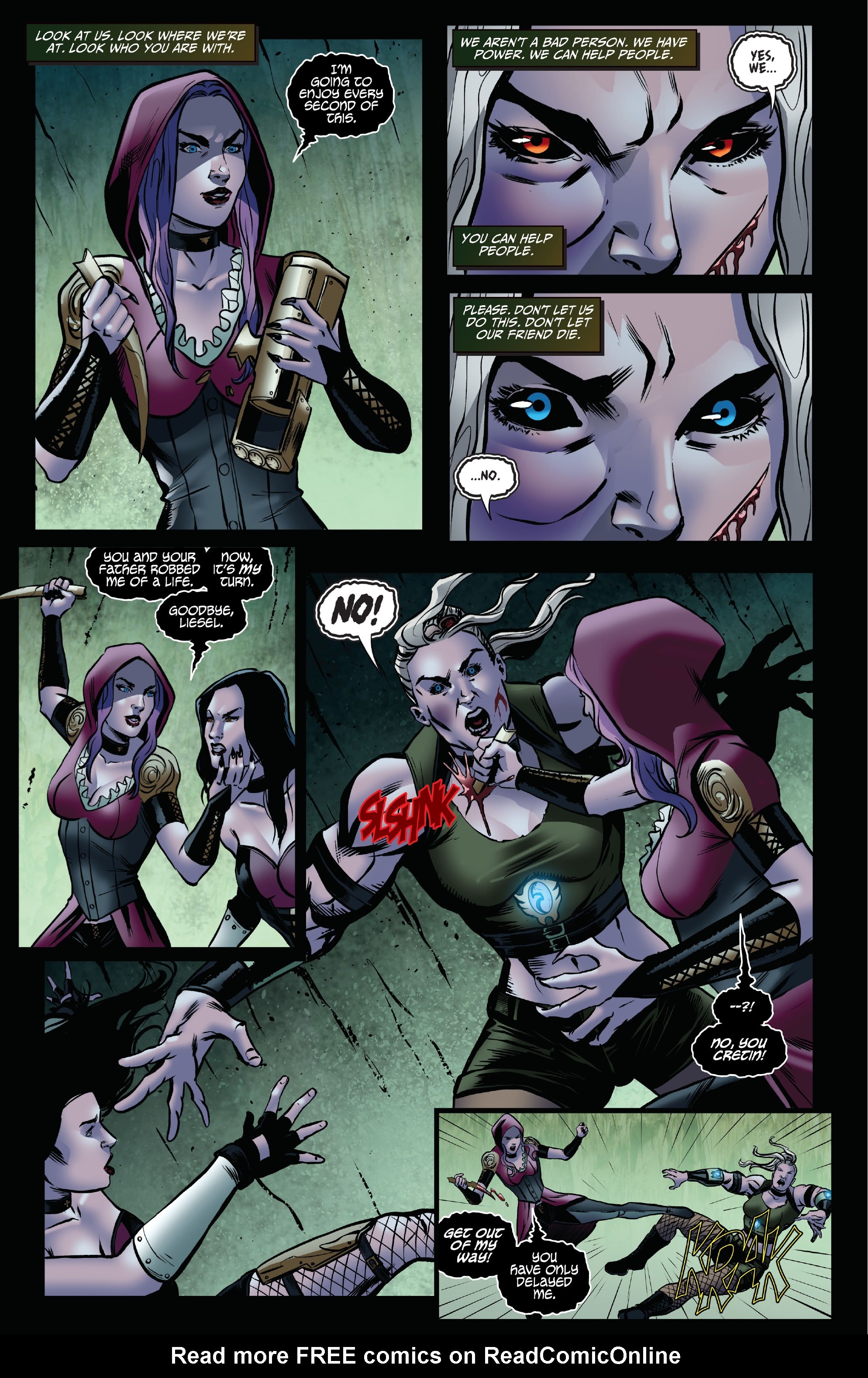 Read online Van Helsing vs The League of Monsters comic -  Issue #6 - 24