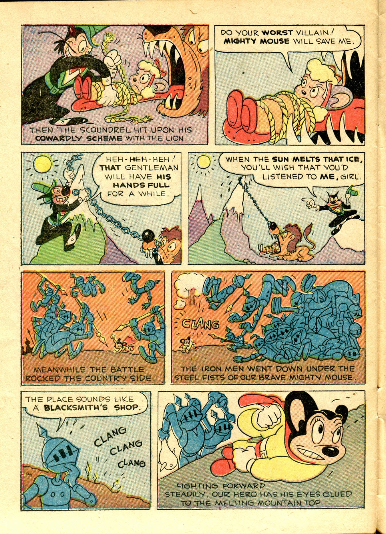 Read online Paul Terry's Mighty Mouse Comics comic -  Issue #32 - 32