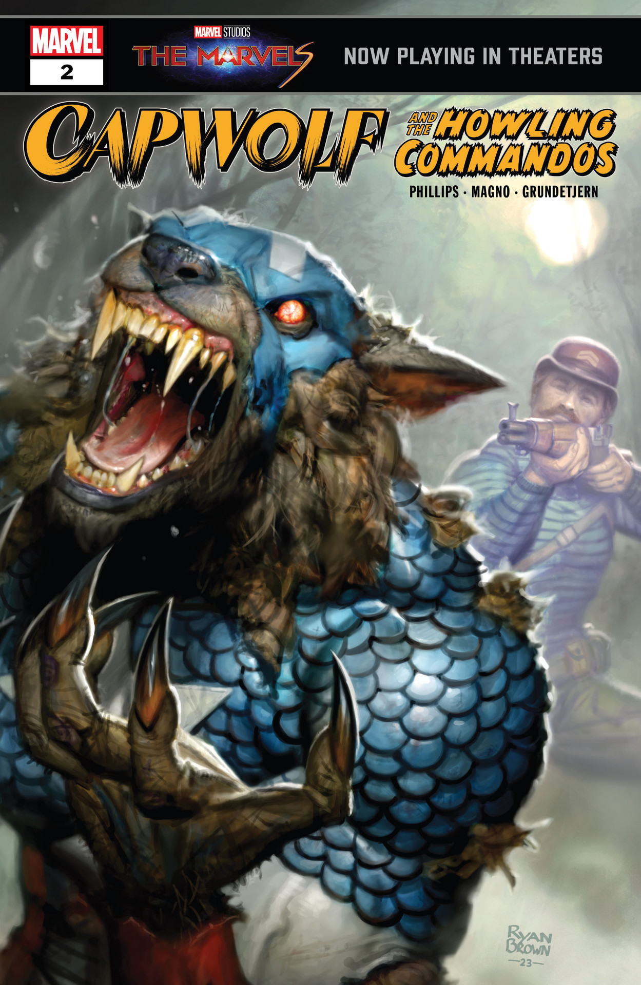 Read online Capwolf and the Howling Commandos comic -  Issue #2 - 1