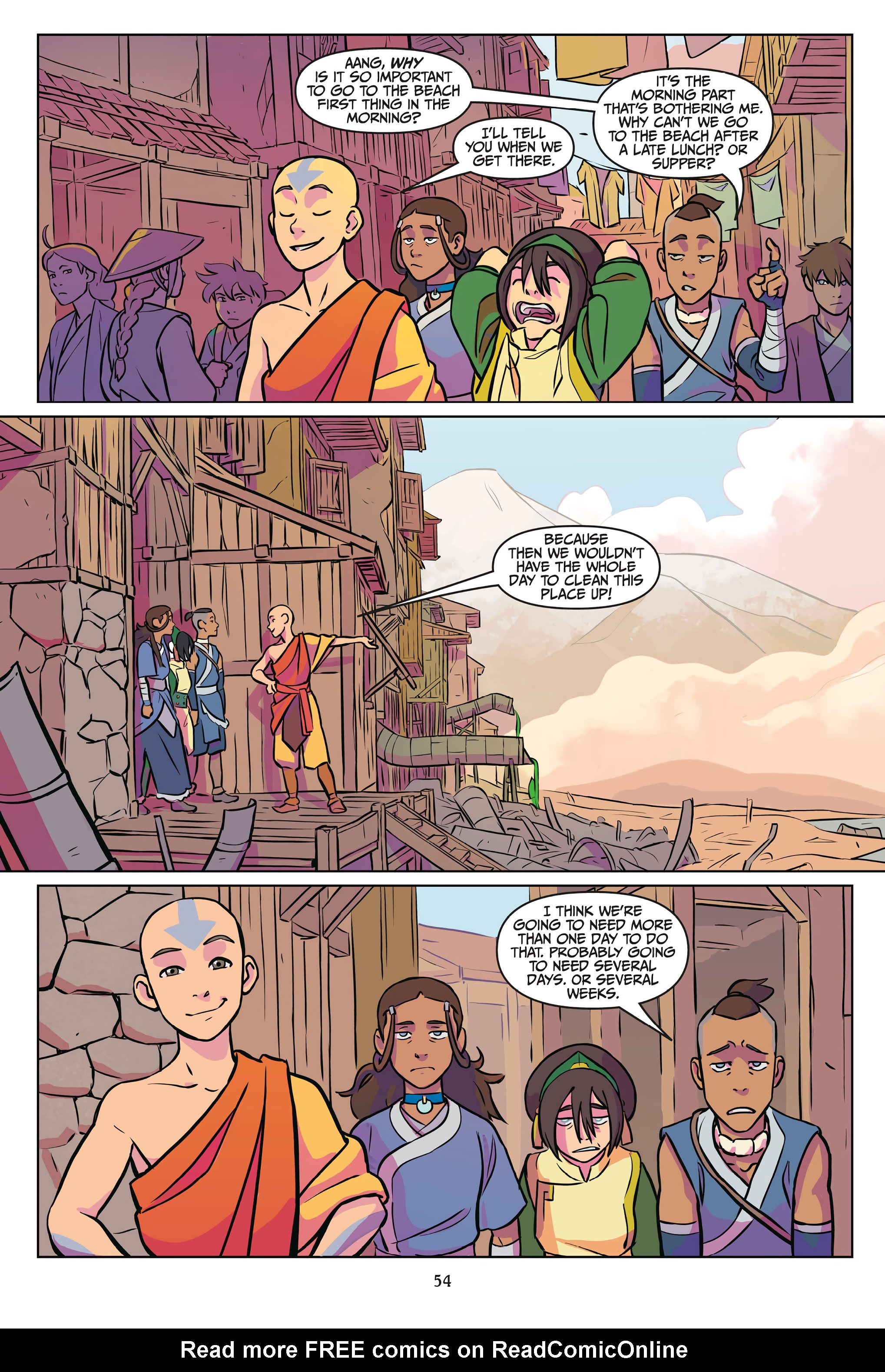 Read online Nickelodeon Avatar: The Last Airbender - Imbalance comic -  Issue # _Omnibus (Part 1) - 55
