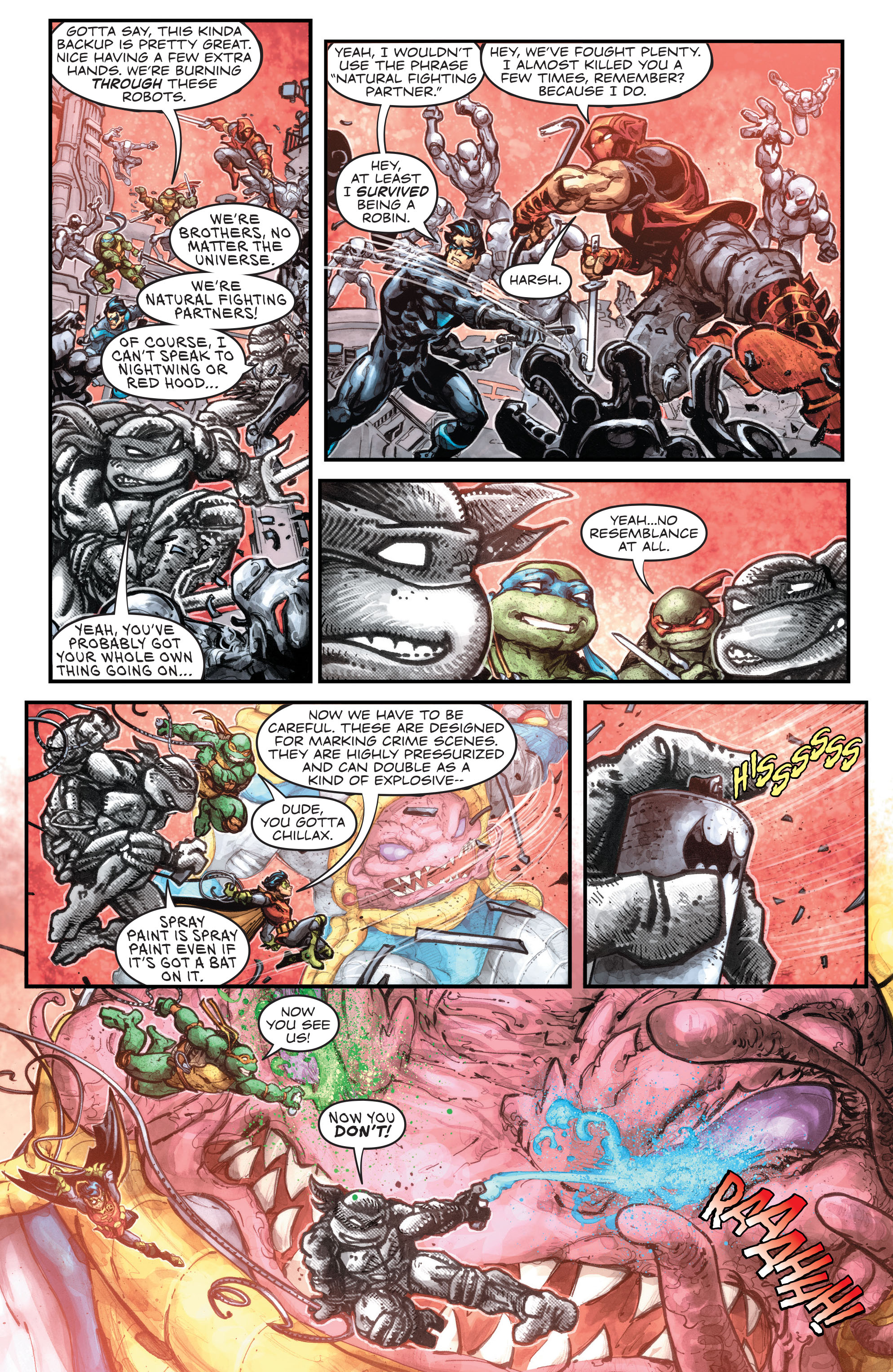 Read online Batman/Teenage Mutant Ninja Turtles III comic -  Issue # _TPB (Part 2) - 7