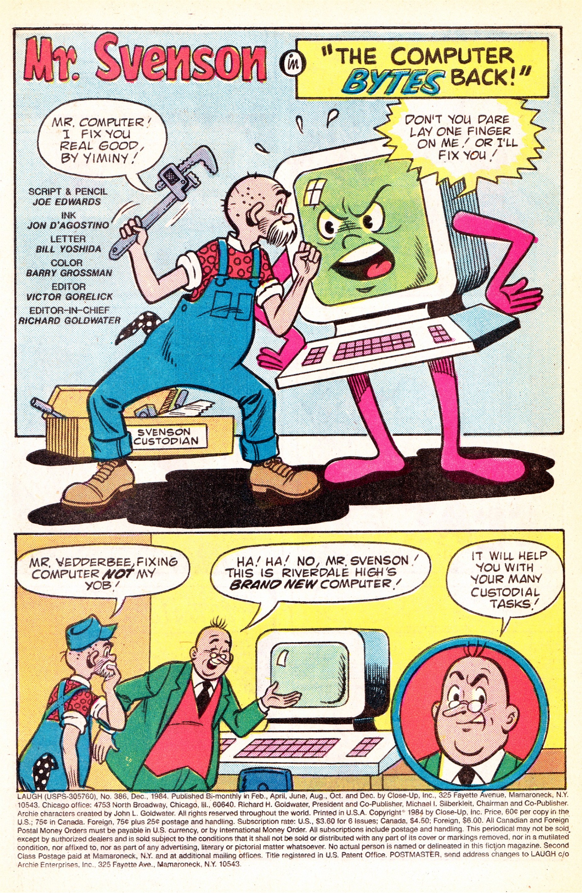 Read online Laugh (Comics) comic -  Issue #386 - 3