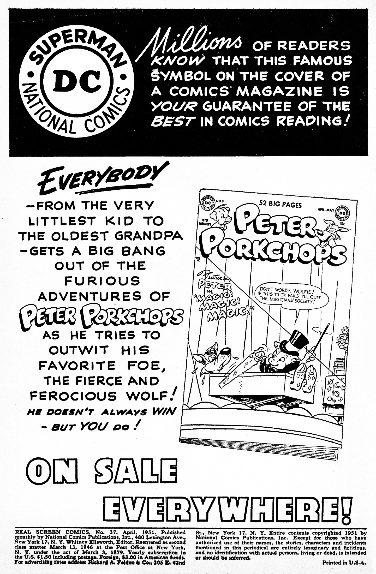 Read online Real Screen Comics comic -  Issue #37 - 2