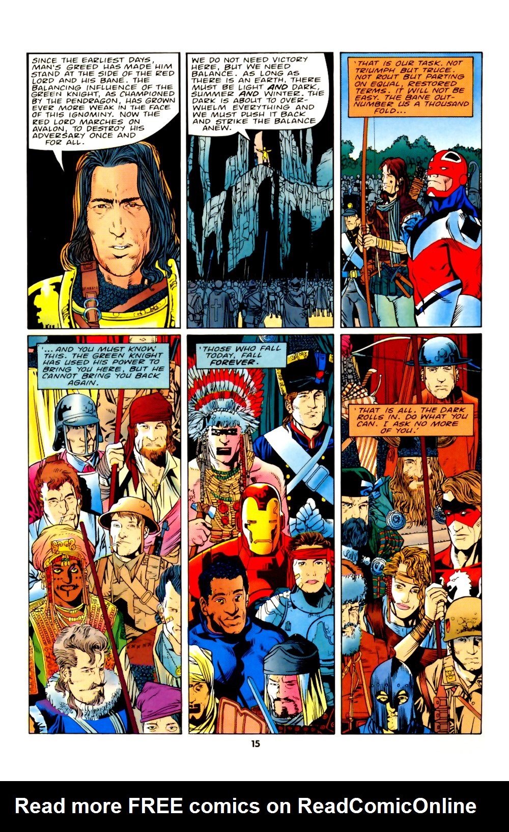 Read online The Knights of Pendragon comic -  Issue #18 - 15
