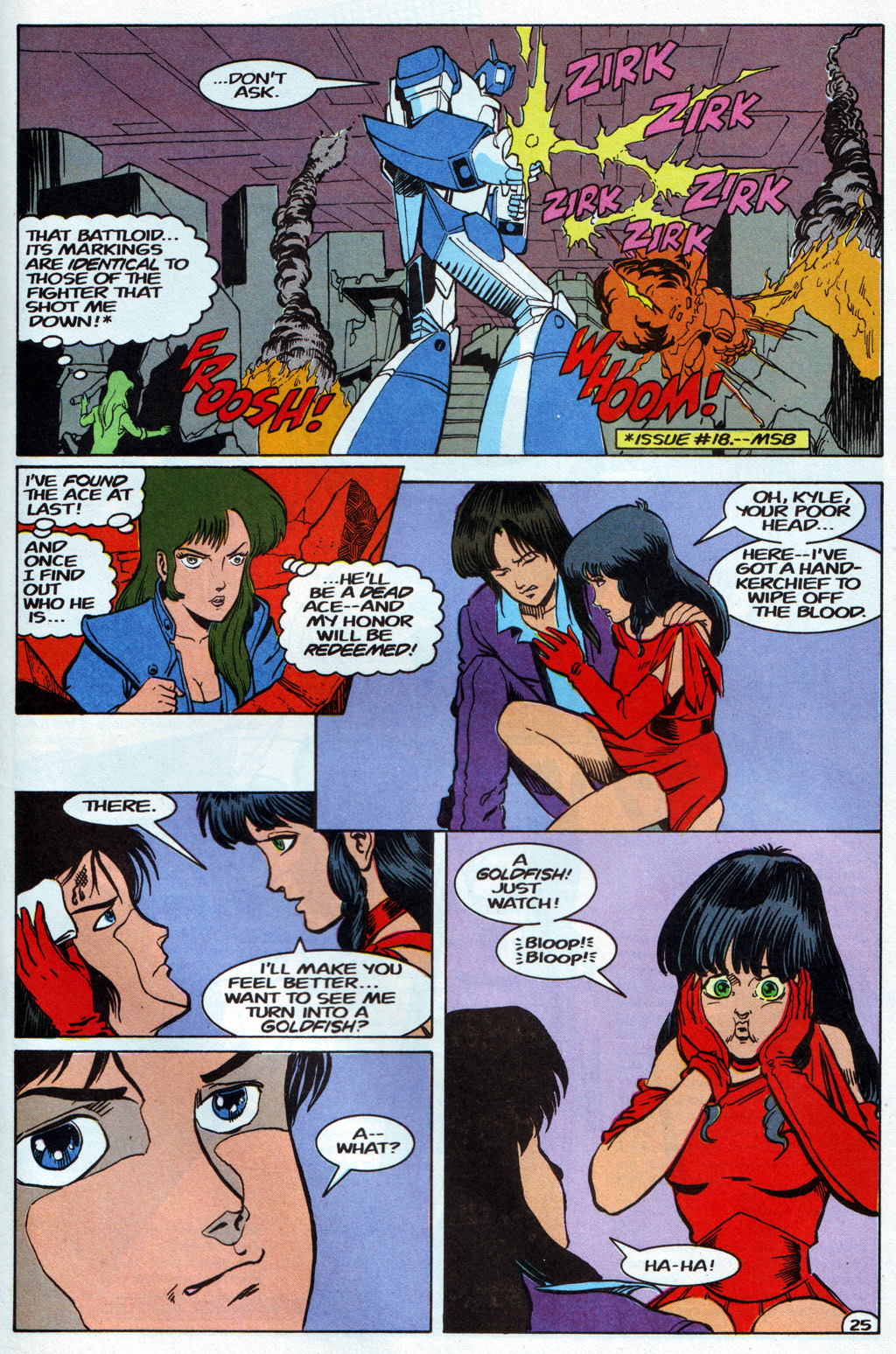 Read online Robotech The Macross Saga comic -  Issue #22 - 26
