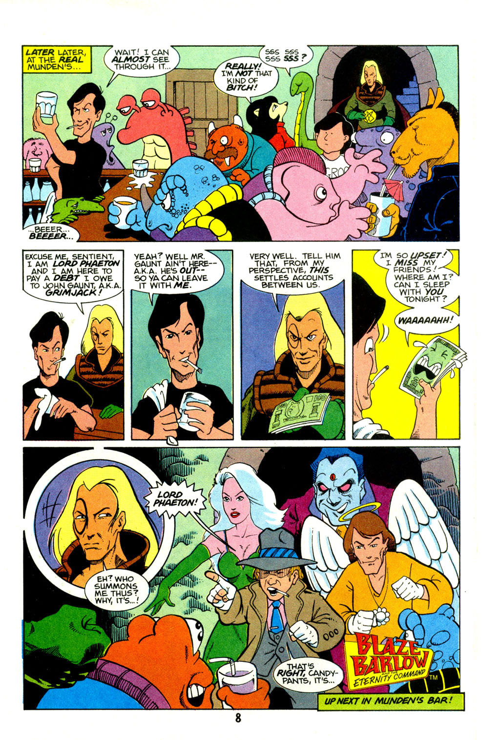 Read online Grimjack comic -  Issue #30 - 32