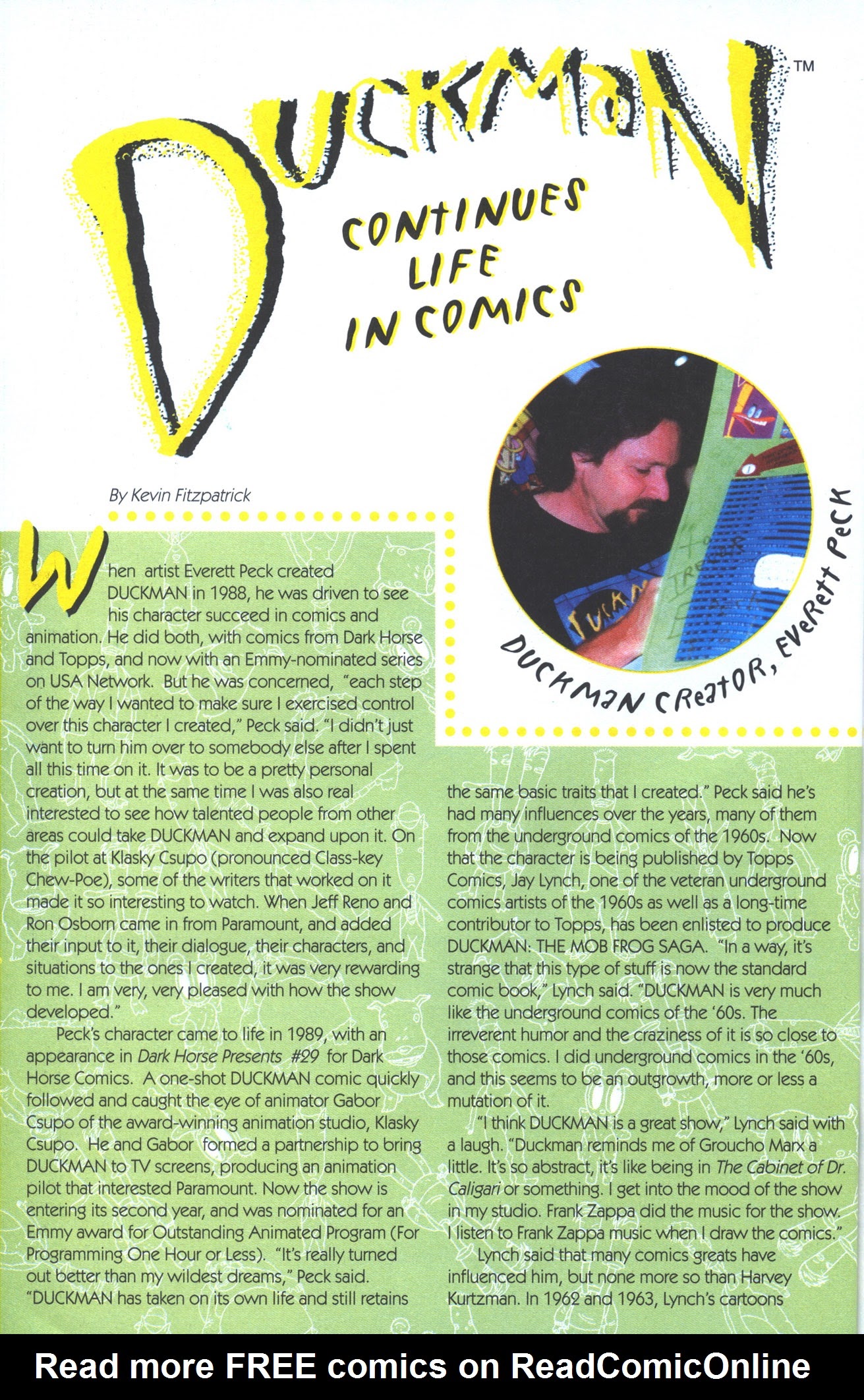 Read online Duckman : The Mob Frog Saga comic -  Issue #1 - 30