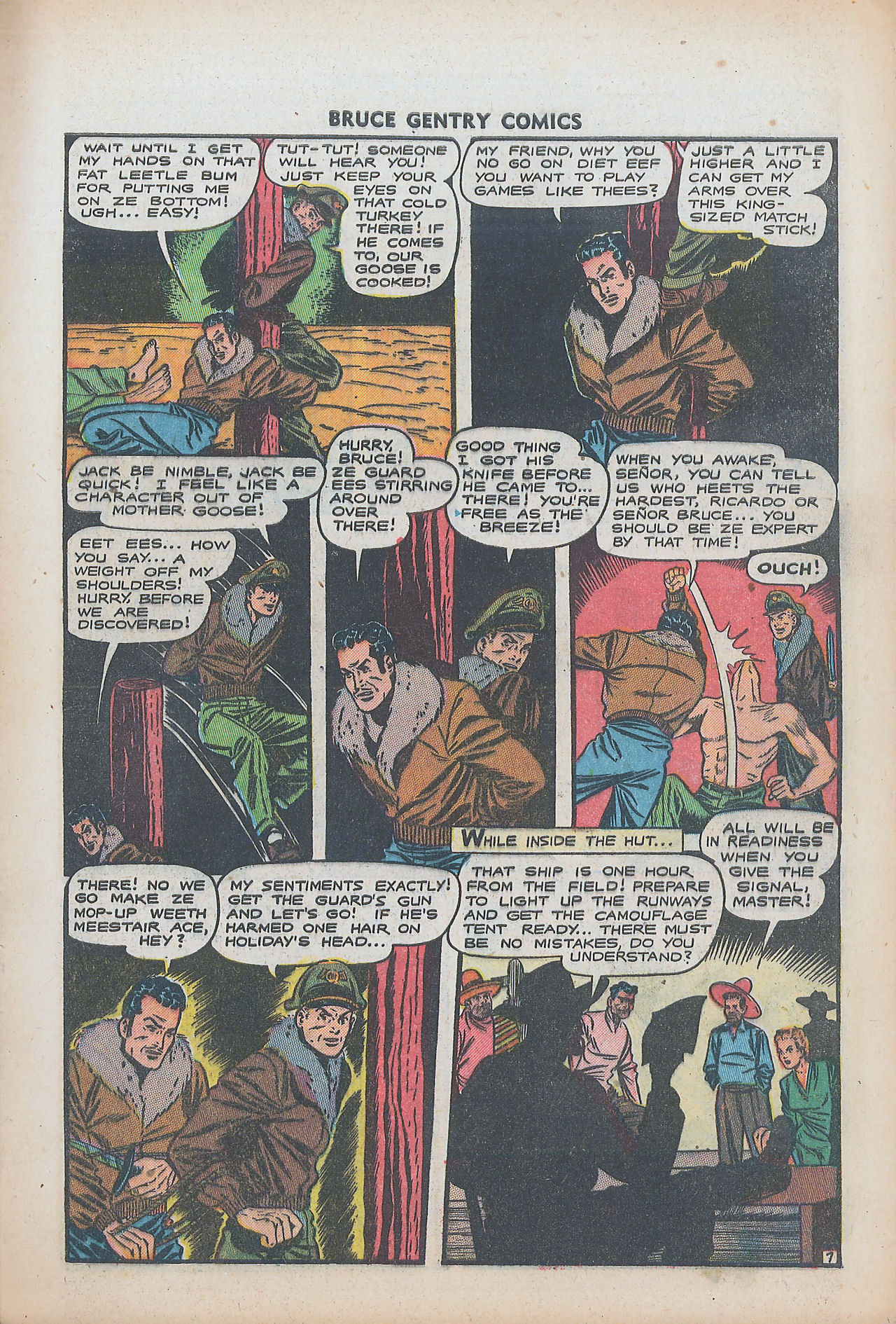 Read online Bruce Gentry comic -  Issue #5 - 9