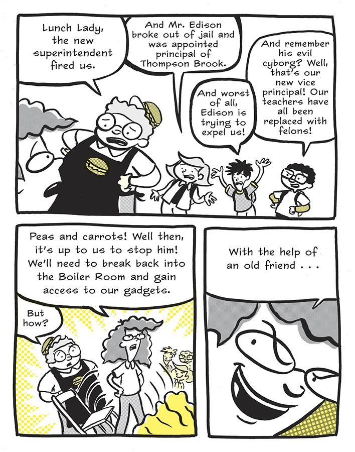 Read online Lunch Lady and the Schoolwide Scuffle comic -  Issue # TPB - 25