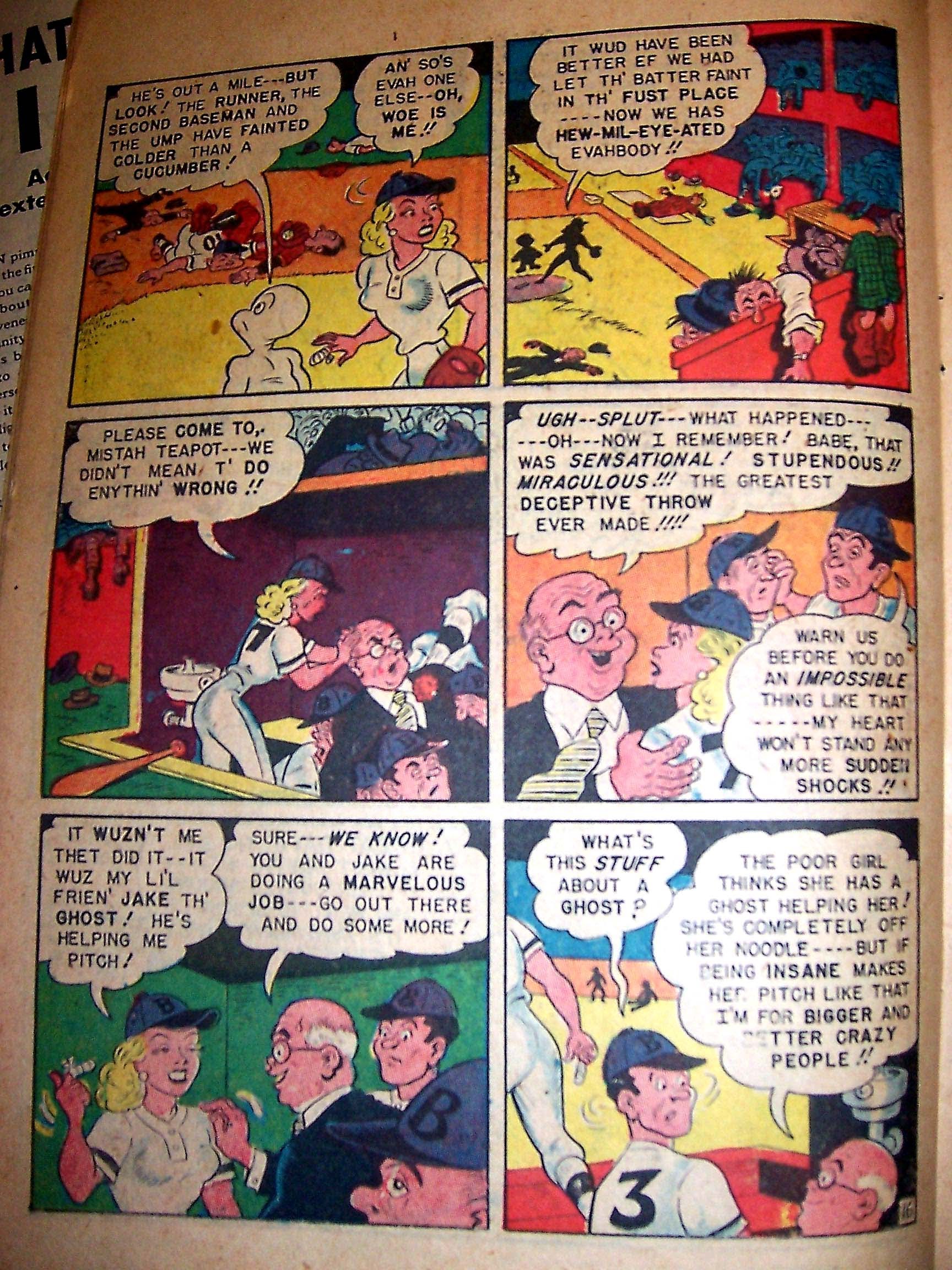 Read online Babe (1948) comic -  Issue #9 - 18