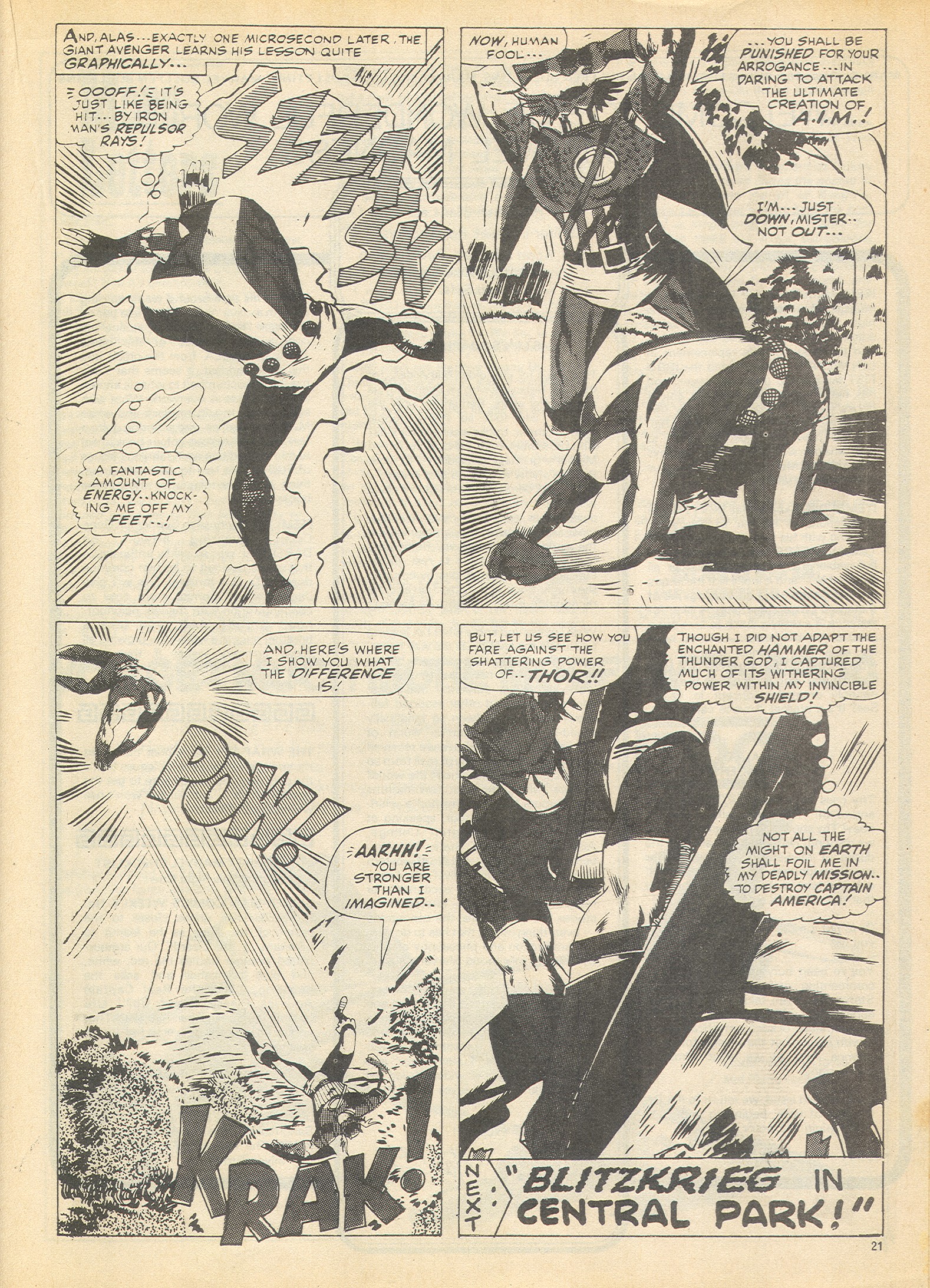 Read online The Avengers (1973) comic -  Issue #56 - 21