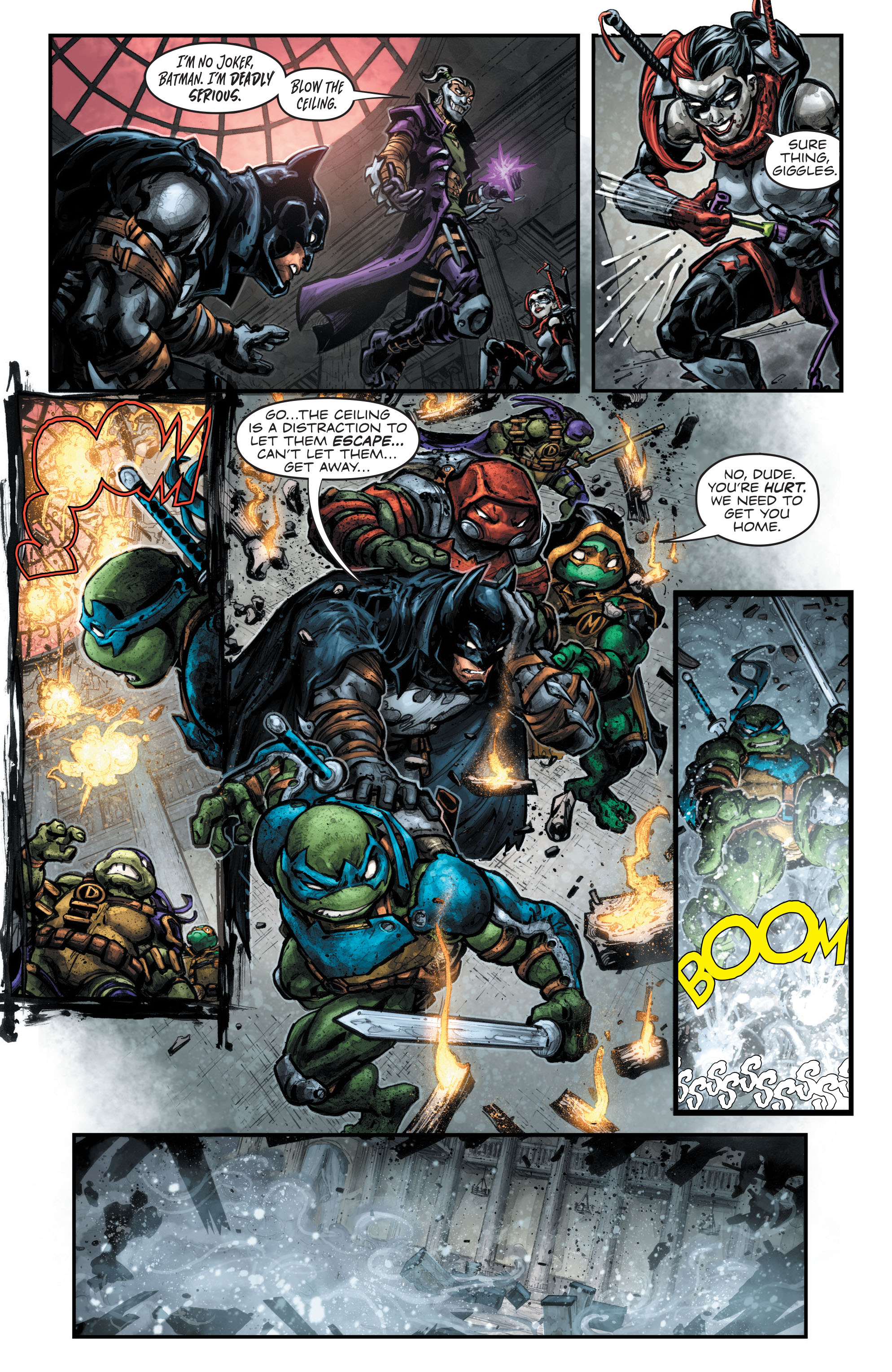 Read online Batman/Teenage Mutant Ninja Turtles III comic -  Issue # _TPB (Part 1) - 16