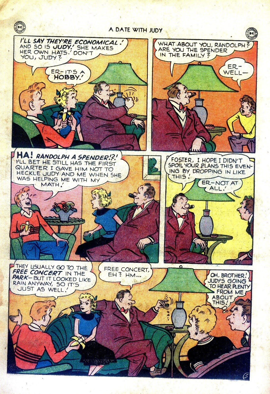 Read online A Date with Judy comic -  Issue #13 - 15