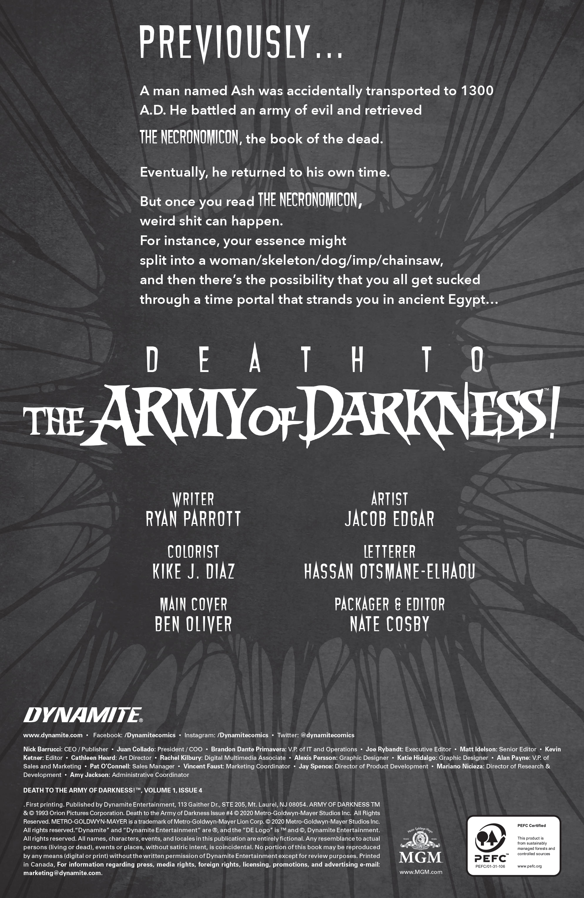 Read online Death To The Army of Darkness comic -  Issue #4 - 5
