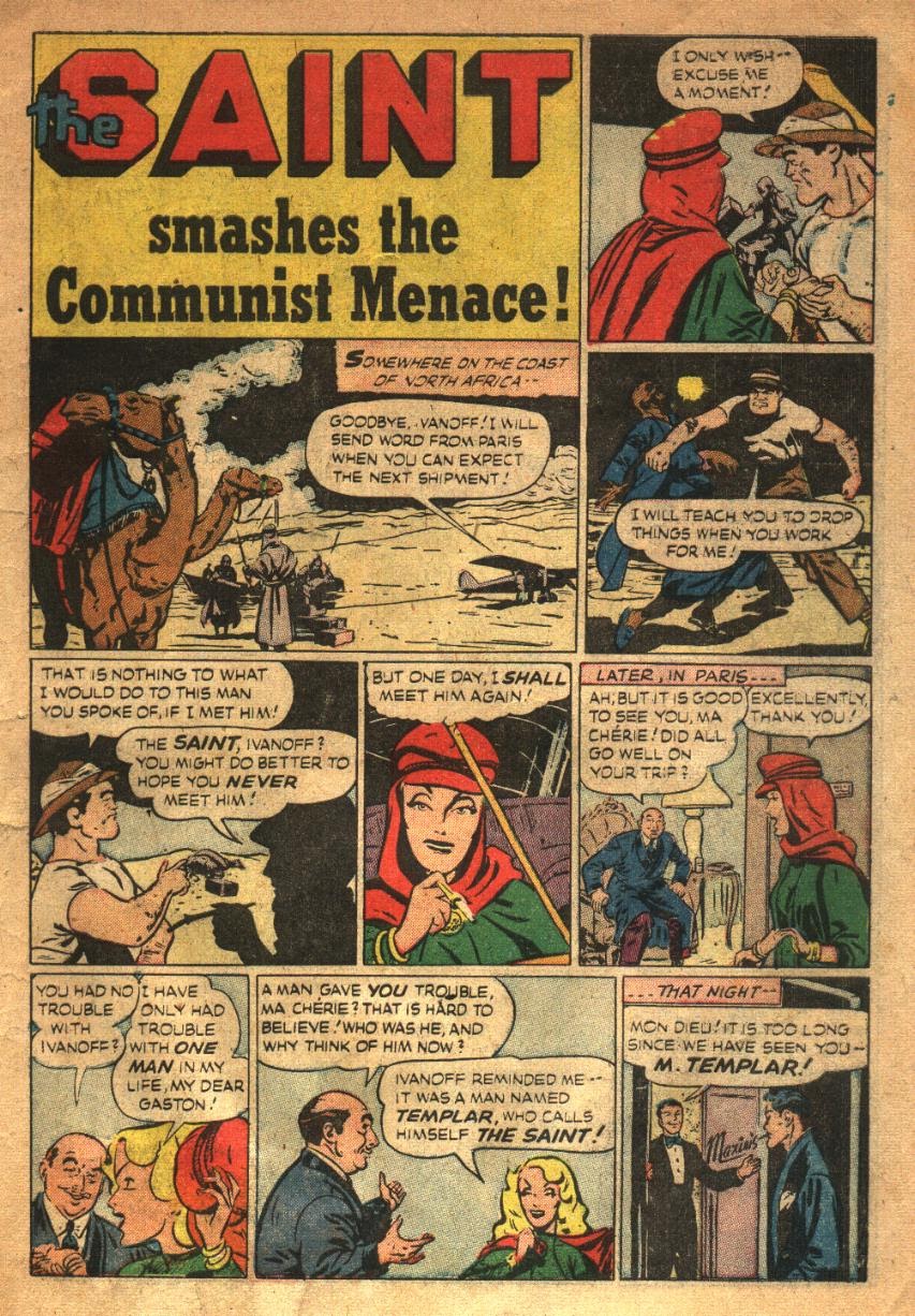 Read online The Saint (1947) comic -  Issue #10 - 3