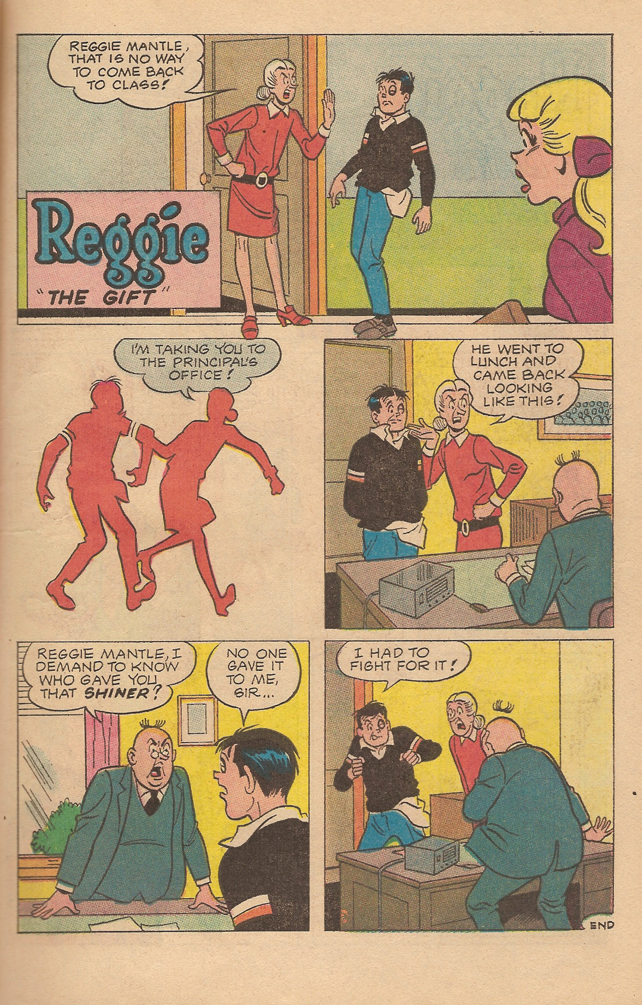 Read online Reggie's Wise Guy Jokes comic -  Issue #5 - 33