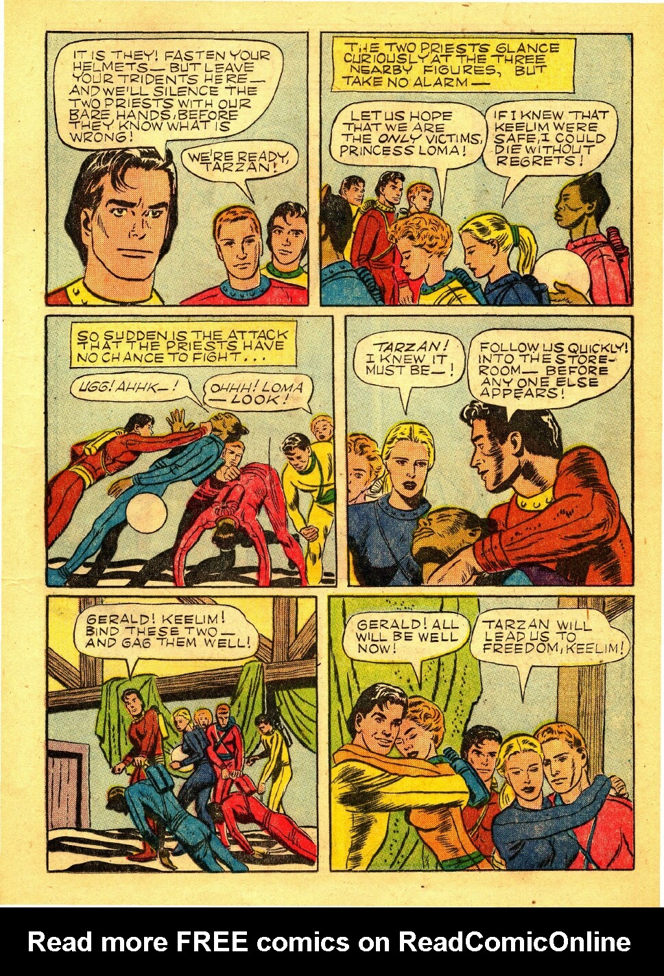 Read online Tarzan (1948) comic -  Issue #38 - 21