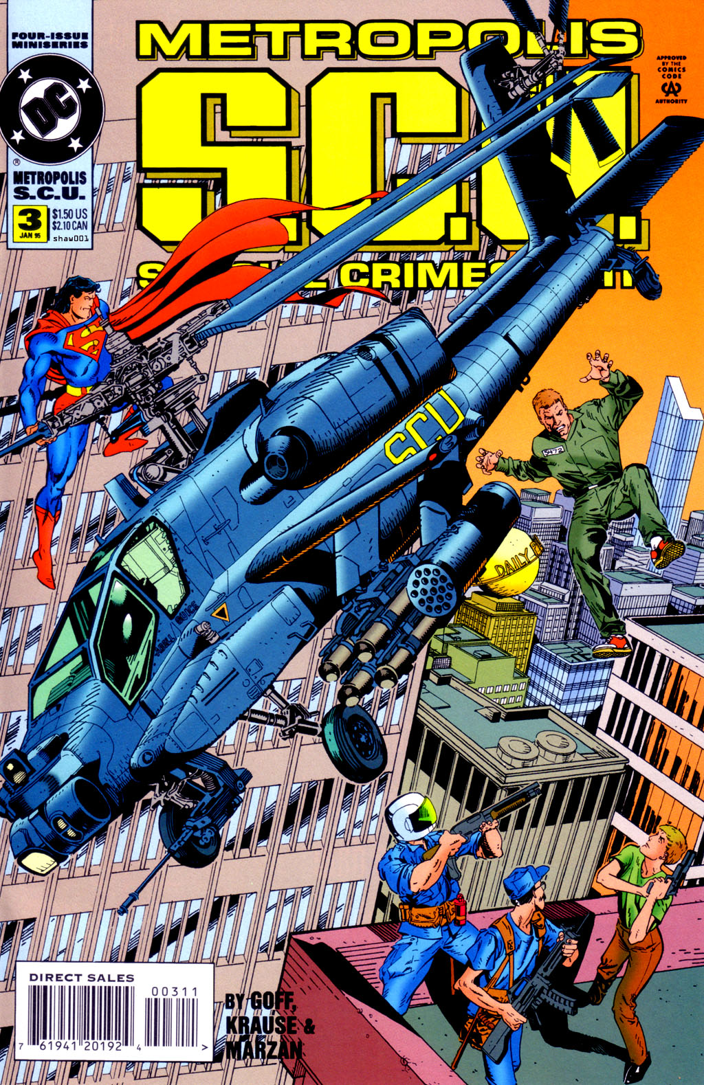 Read online Metropolis S.C.U. comic -  Issue #3 - 1