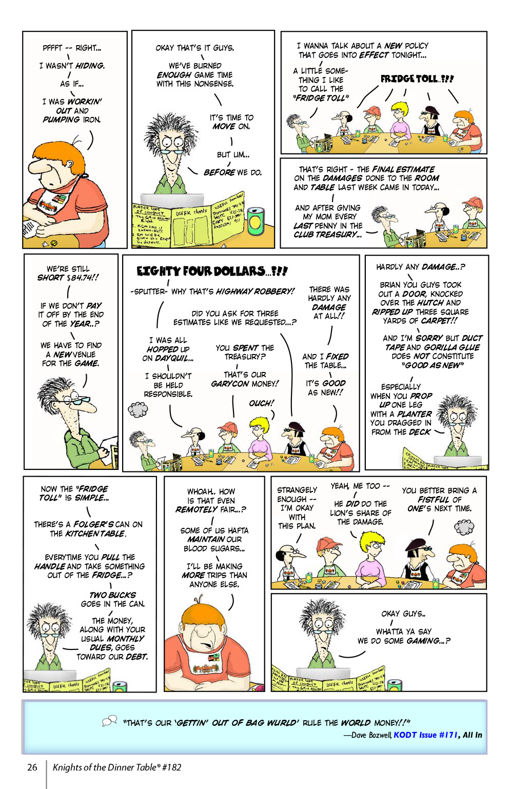 Read online Knights of the Dinner Table comic -  Issue #182 - 28
