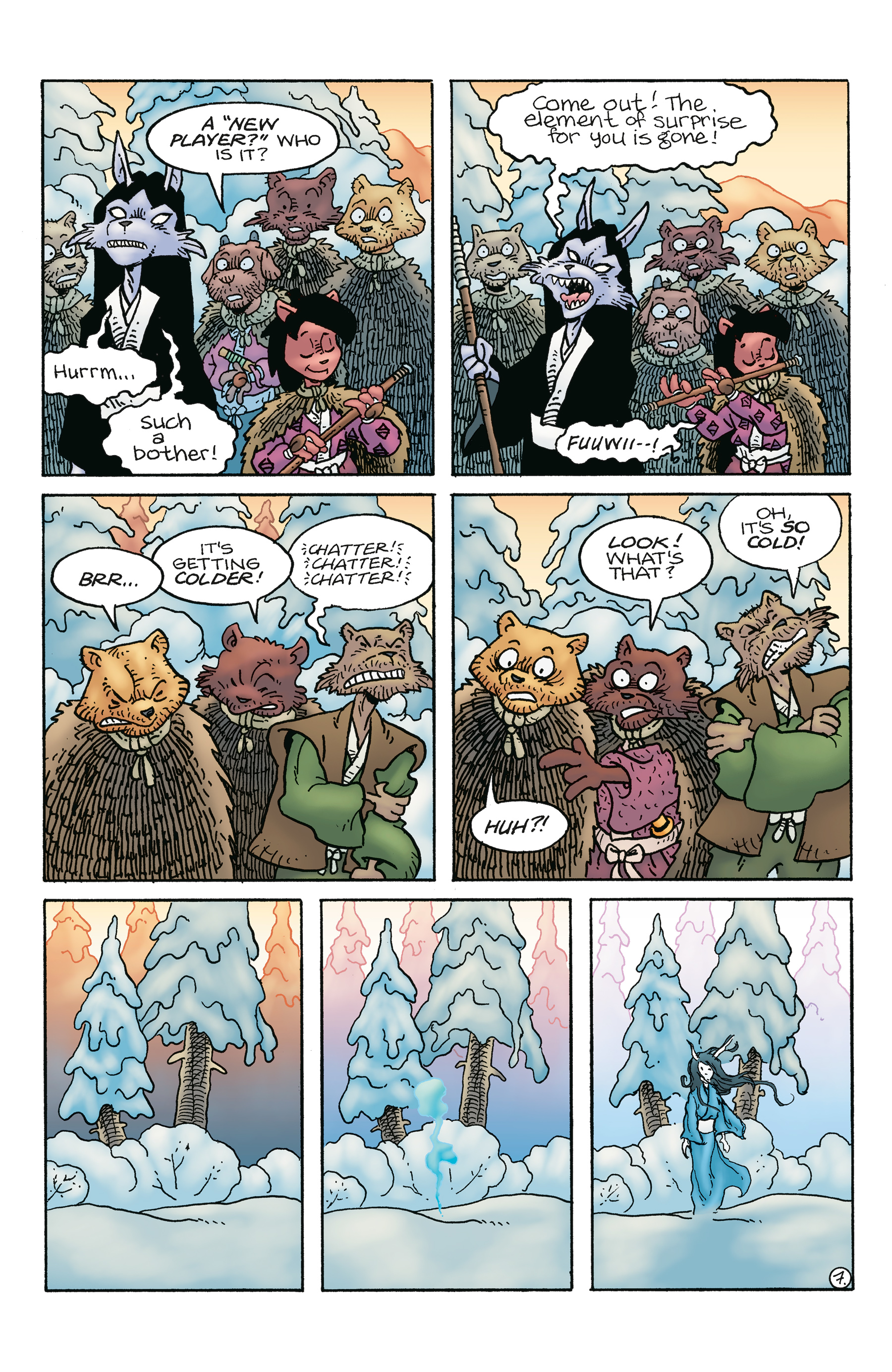 Read online Usagi Yojimbo: Ice and Snow comic -  Issue #3 - 9