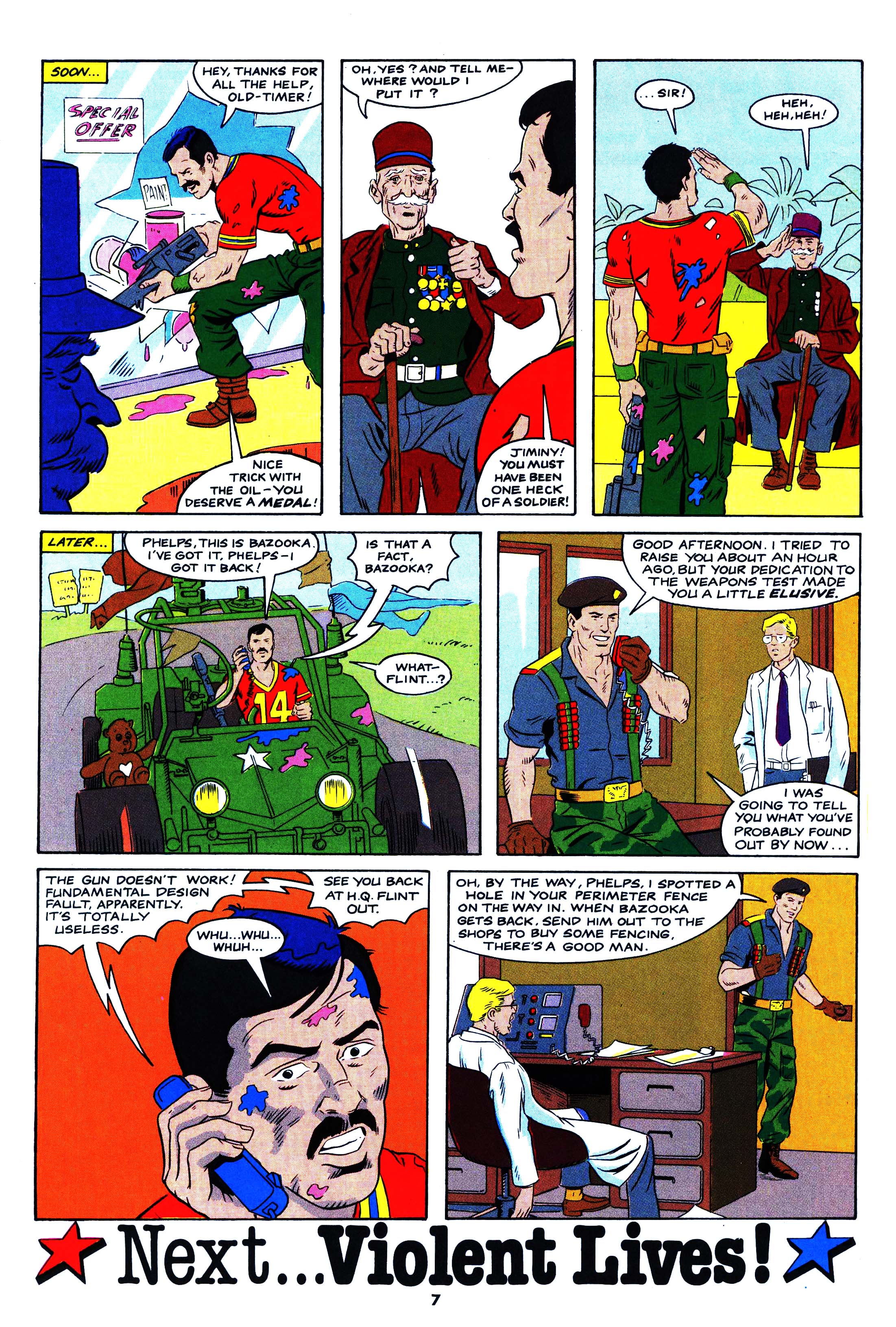 Read online Action Force comic -  Issue #34 - 7