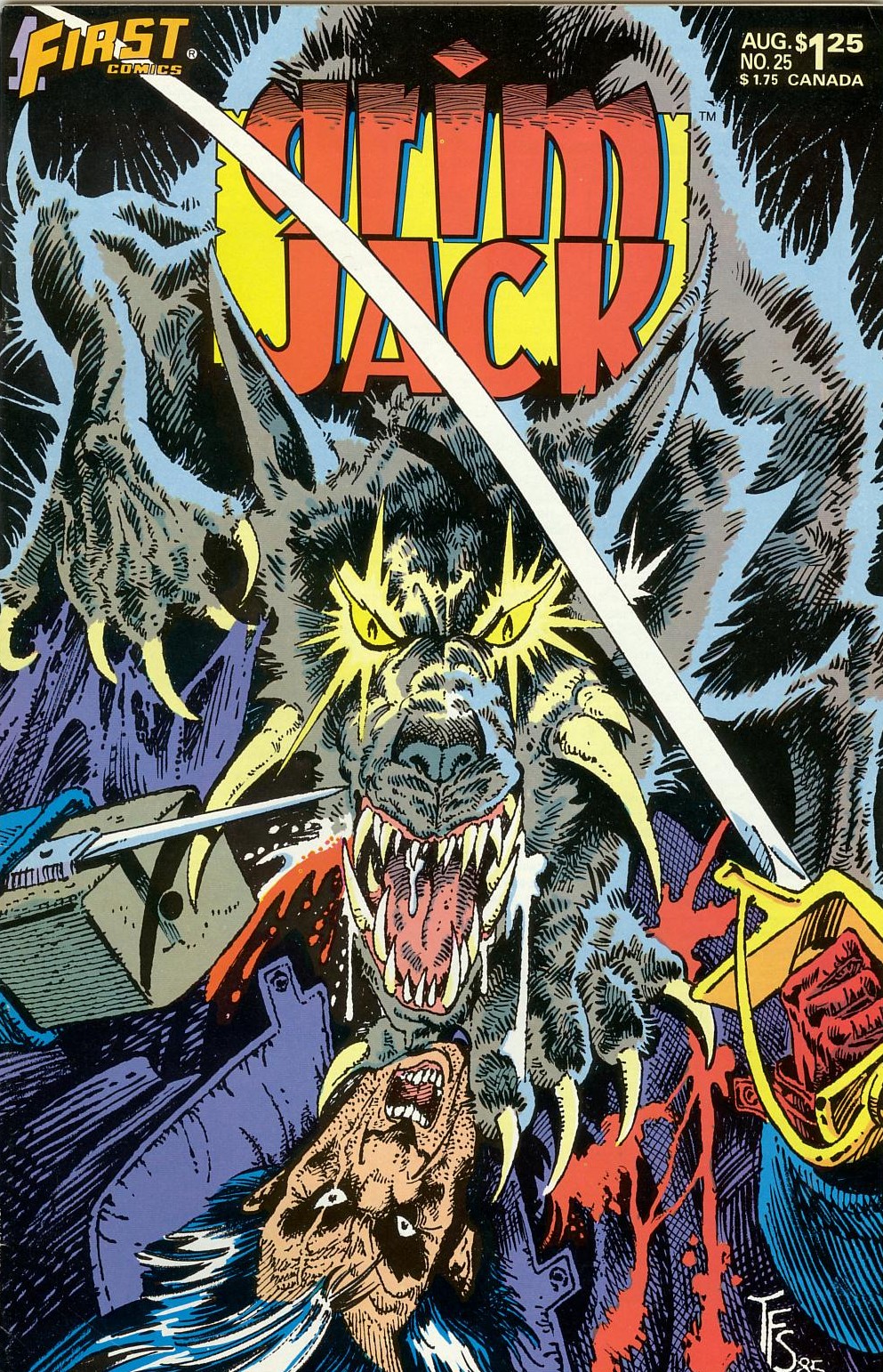 Read online Grimjack comic -  Issue #25 - 1