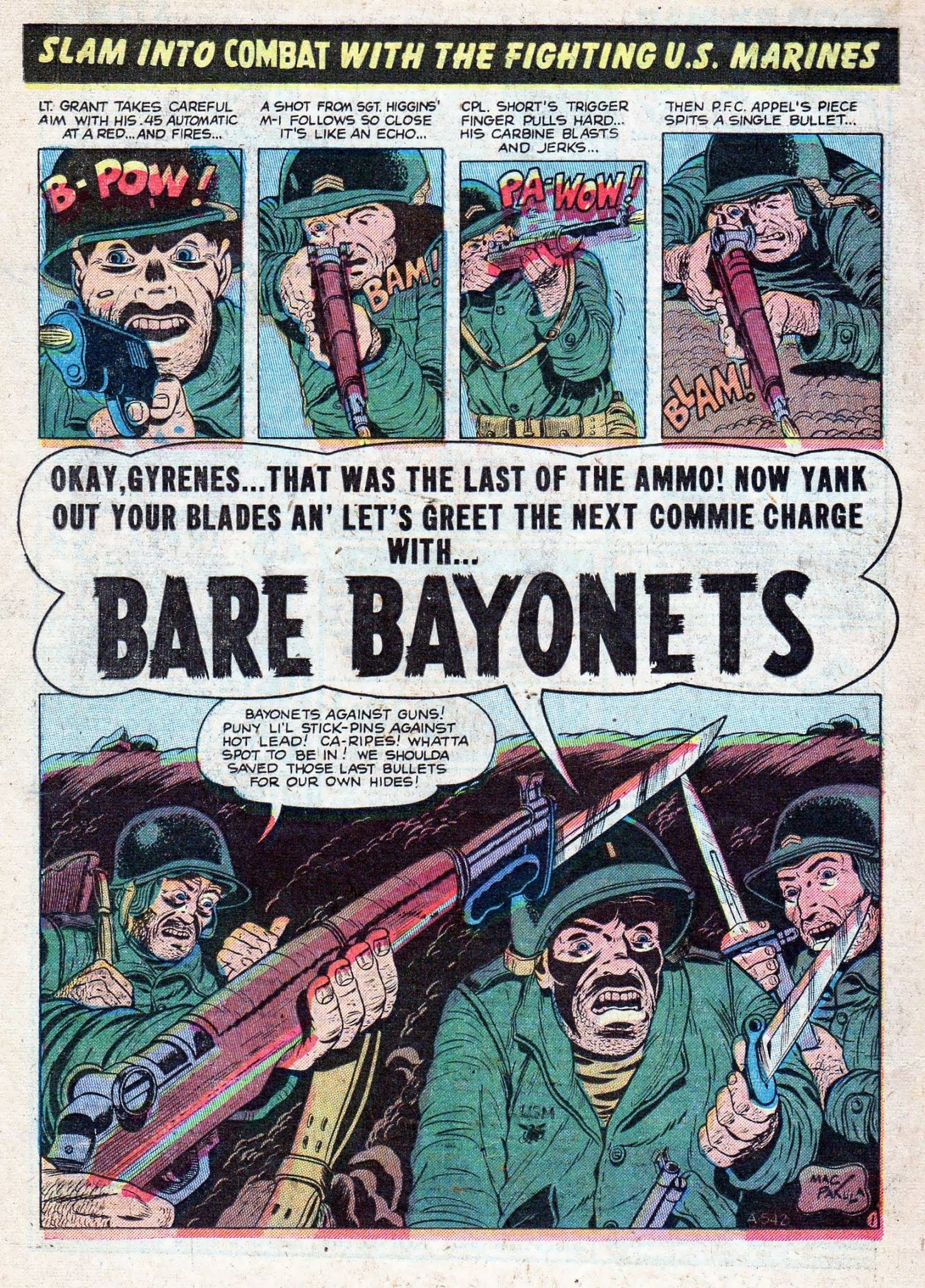 Read online Combat (1952) comic -  Issue #1 - 22
