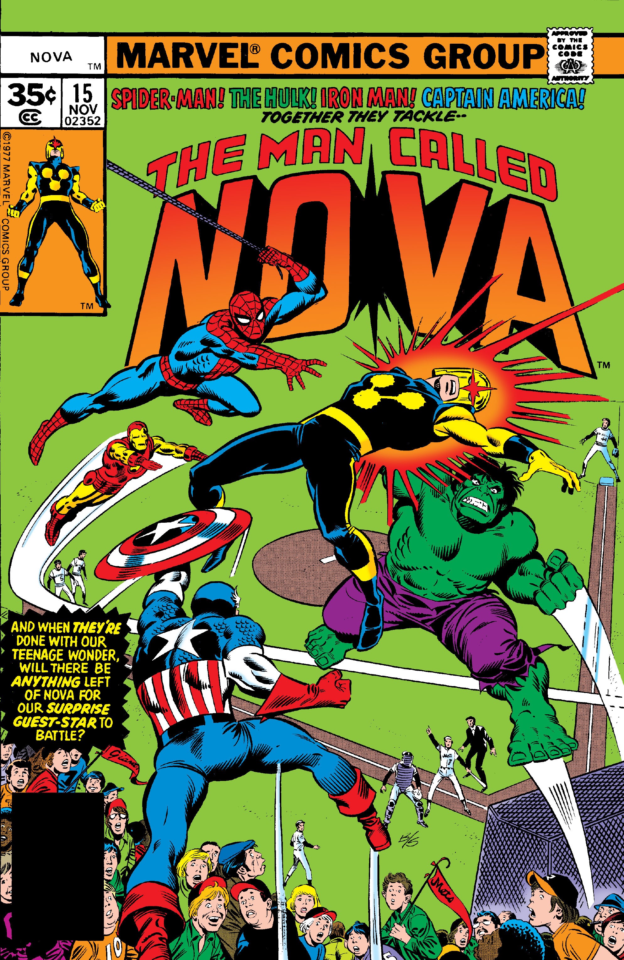 Read online Nova (1976) comic -  Issue #15 - 1