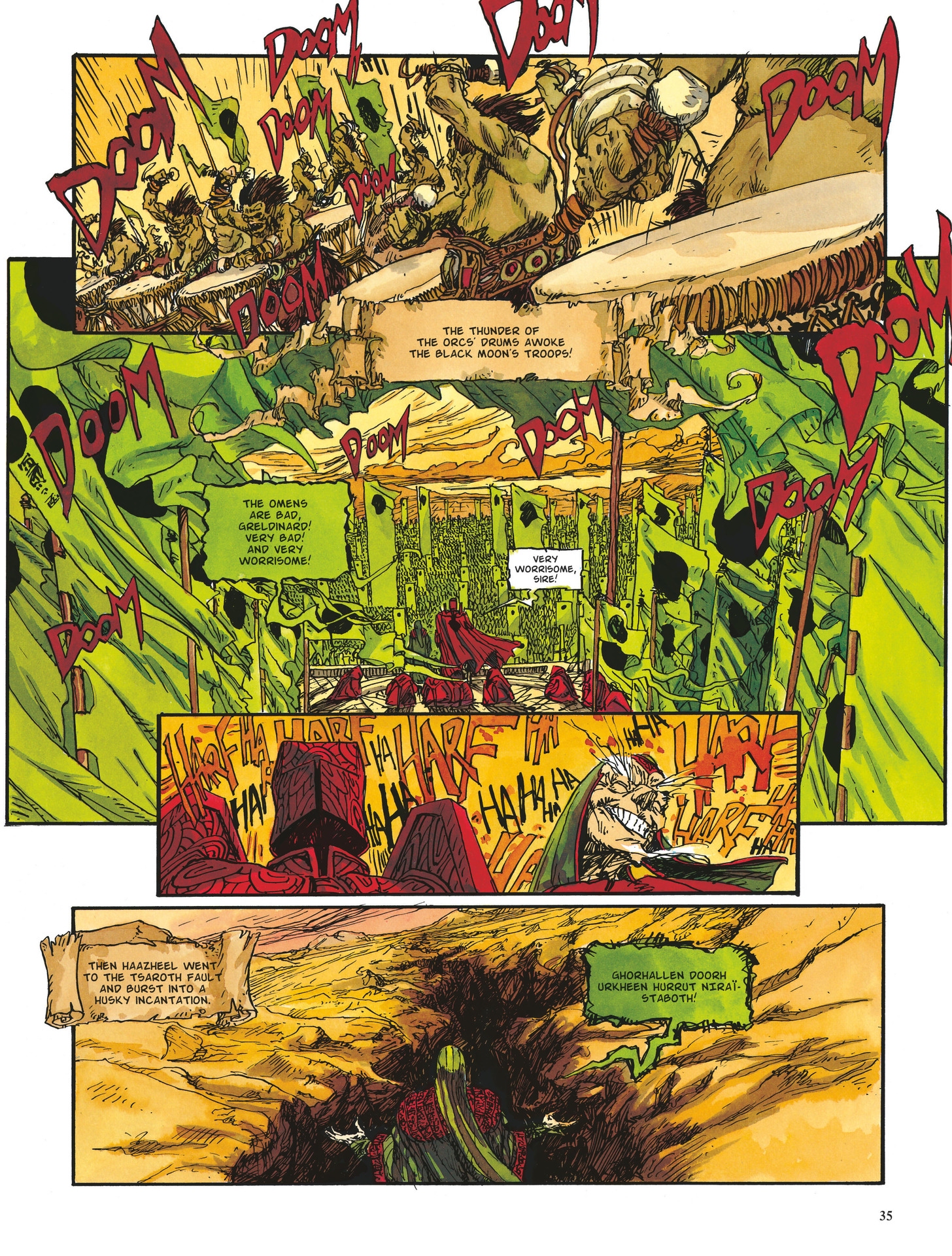 Read online The Black Moon Chronicles comic -  Issue #5 - 34