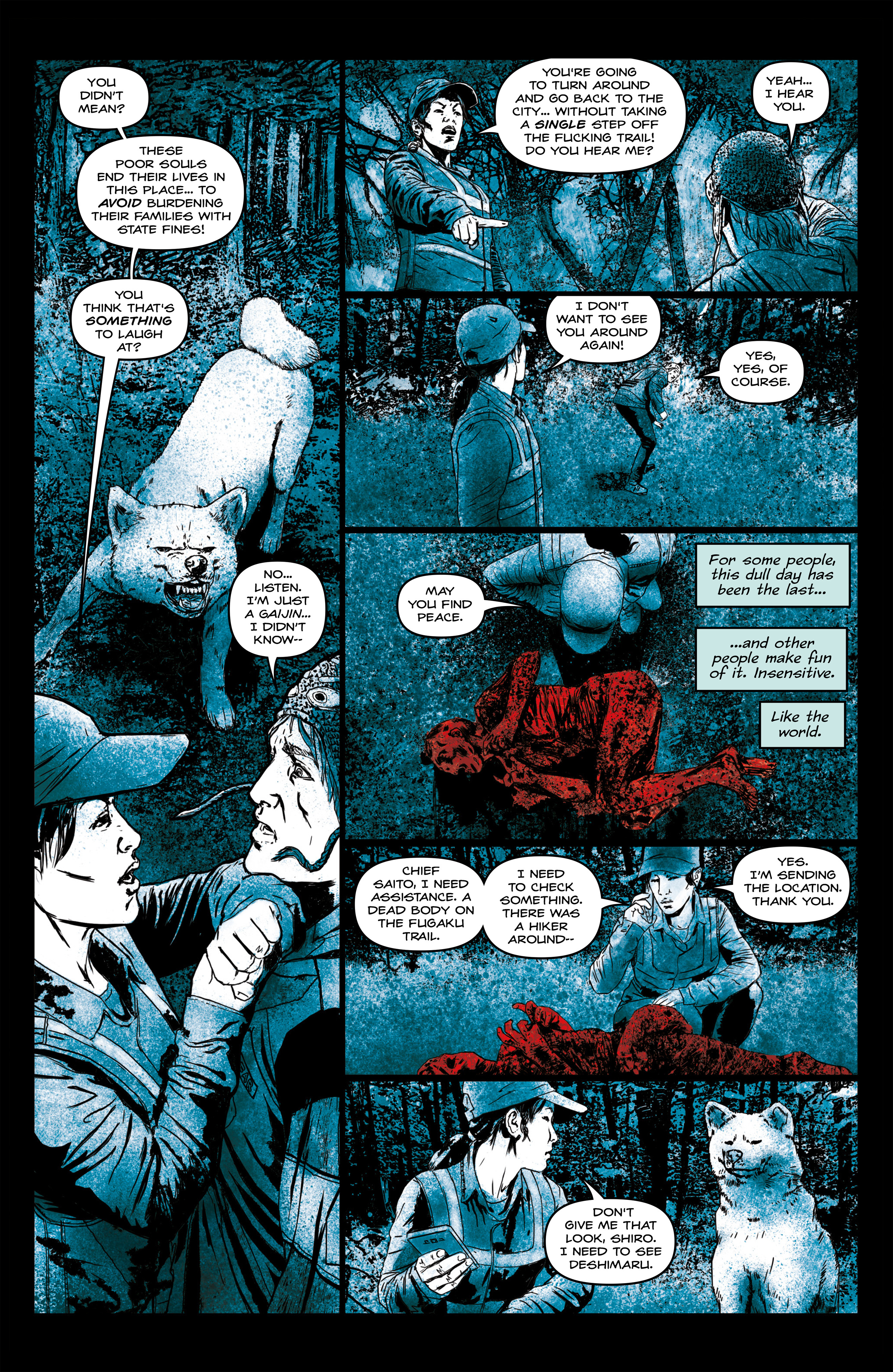 Read online Call of the Suicide Forest comic -  Issue #3 - 7
