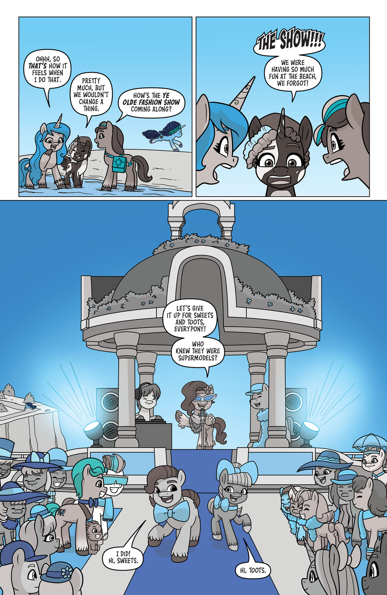 Read online My Little Pony: Black, White & Blue comic -  Issue # Full - 29