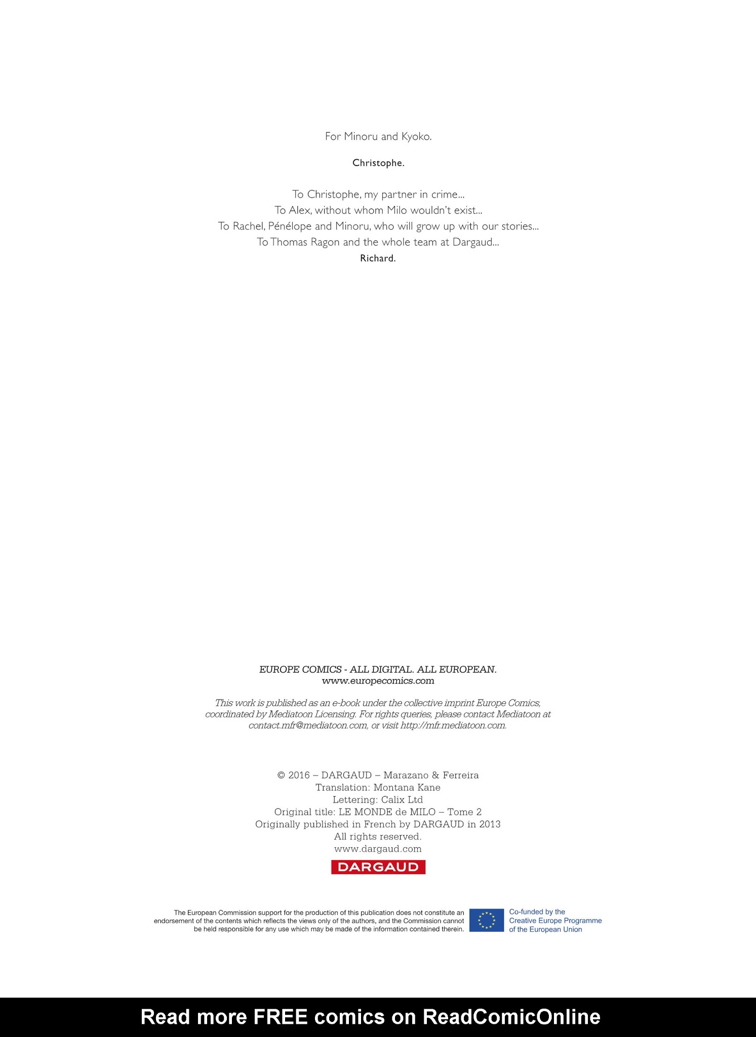 Read online Milo's World comic -  Issue #2 - 57