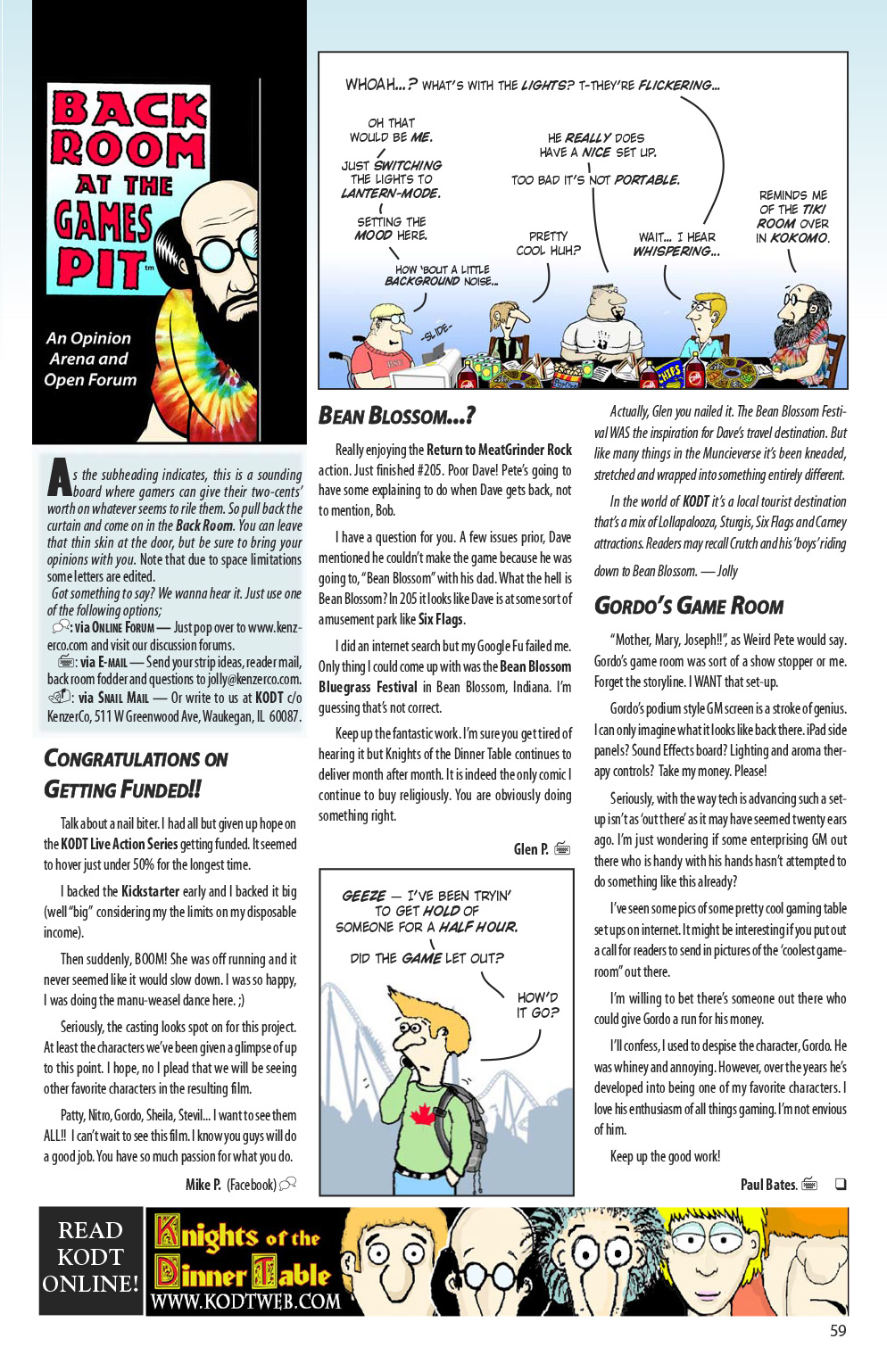 Read online Knights of the Dinner Table comic -  Issue #207 - 62