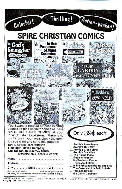 Read online Archie's Parables comic -  Issue # Full - 2