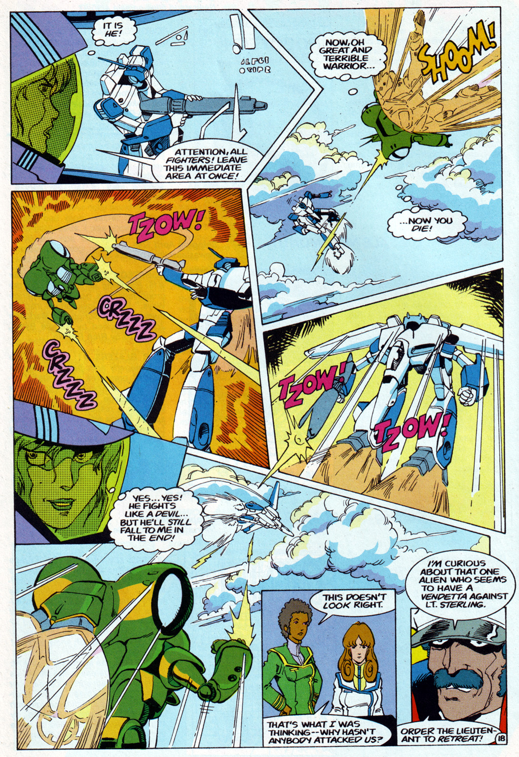 Read online Robotech The Macross Saga comic -  Issue #18 - 19