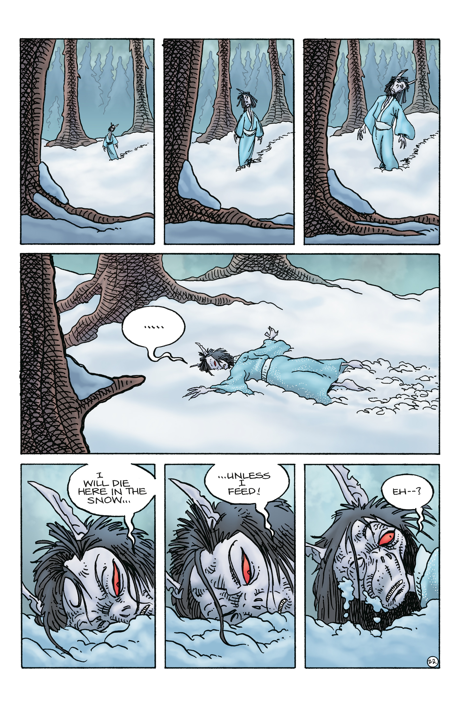 Read online Usagi Yojimbo: Ice and Snow comic -  Issue #2 - 24