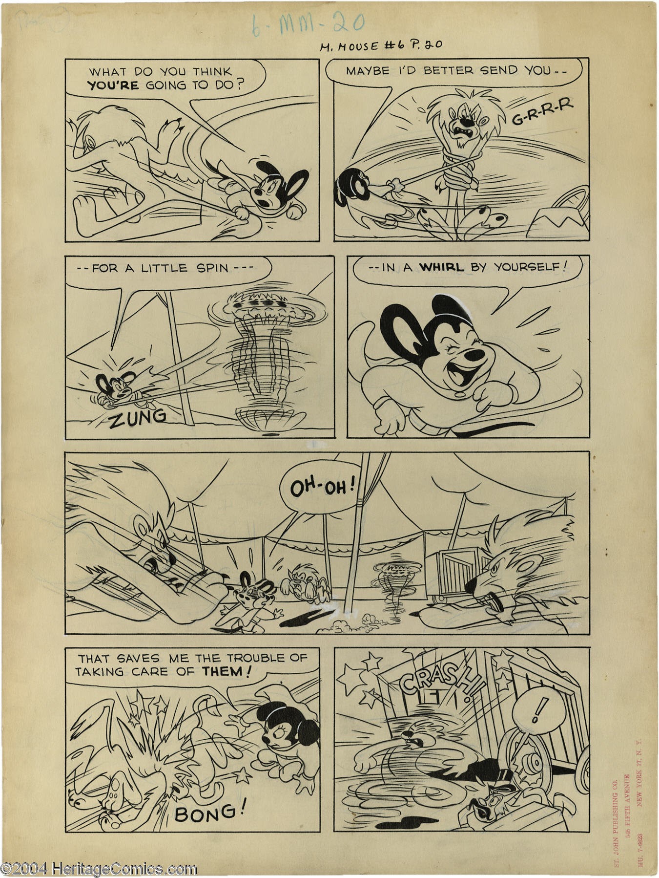 Read online Paul Terry's Mighty Mouse Comics comic -  Issue #6 - 3